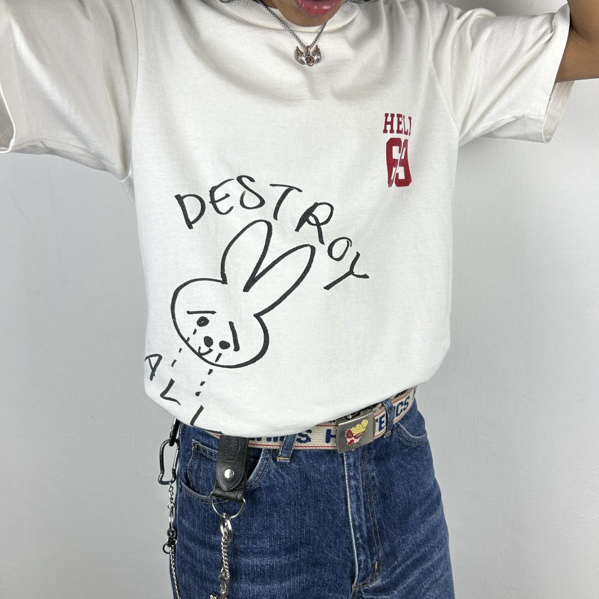 Hysteric Glamour × Vintage 1990s Hysteric - Destroy All Size US M / EU 48-50 / 2 - 4 Thumbnail