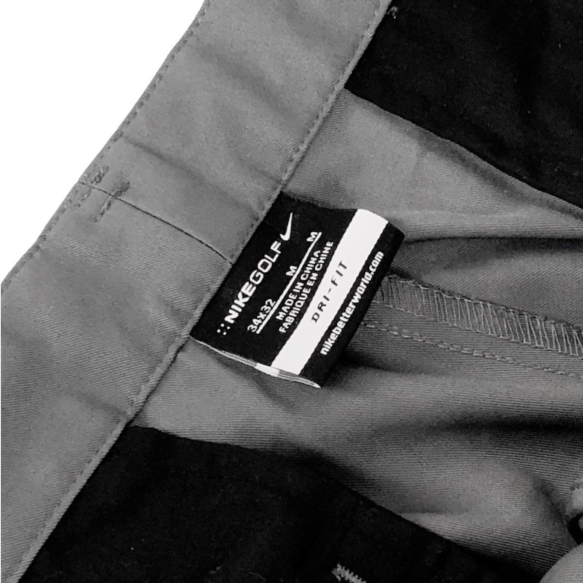 Nike 🧿golf flared technical pants/trousers light grey Size US 32 / EU 48 - 3 Thumbnail