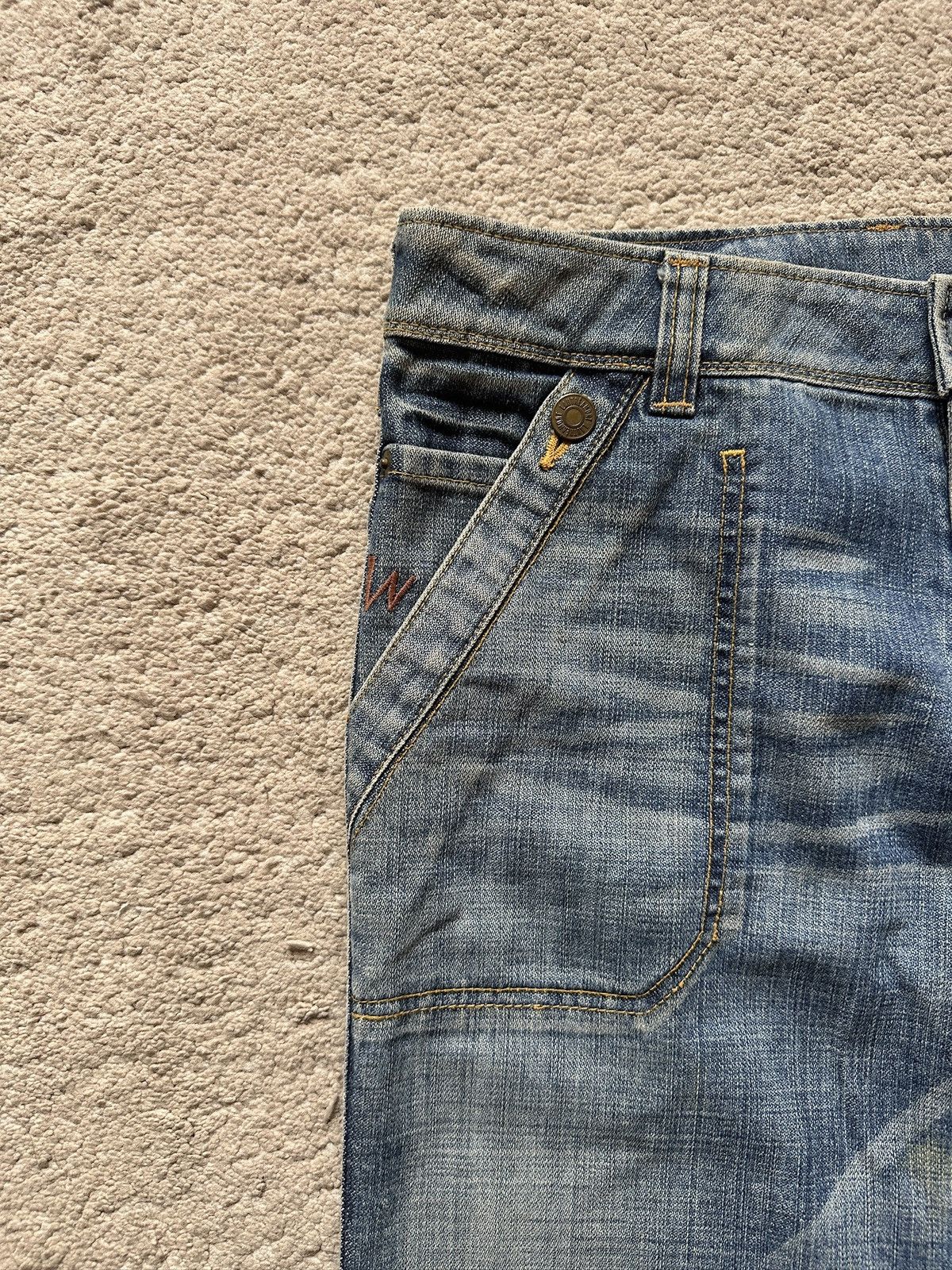 Japanese Brand 2000s LAUTREAMONT vintage Flare Jeans Size US 30 / EU 46 - 5 Thumbnail