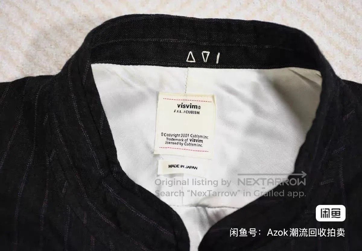 Visvim Visvim Dharma Santome Stripe Wool Shirt. Size US XL / EU 56 / 4 - 6 Thumbnail