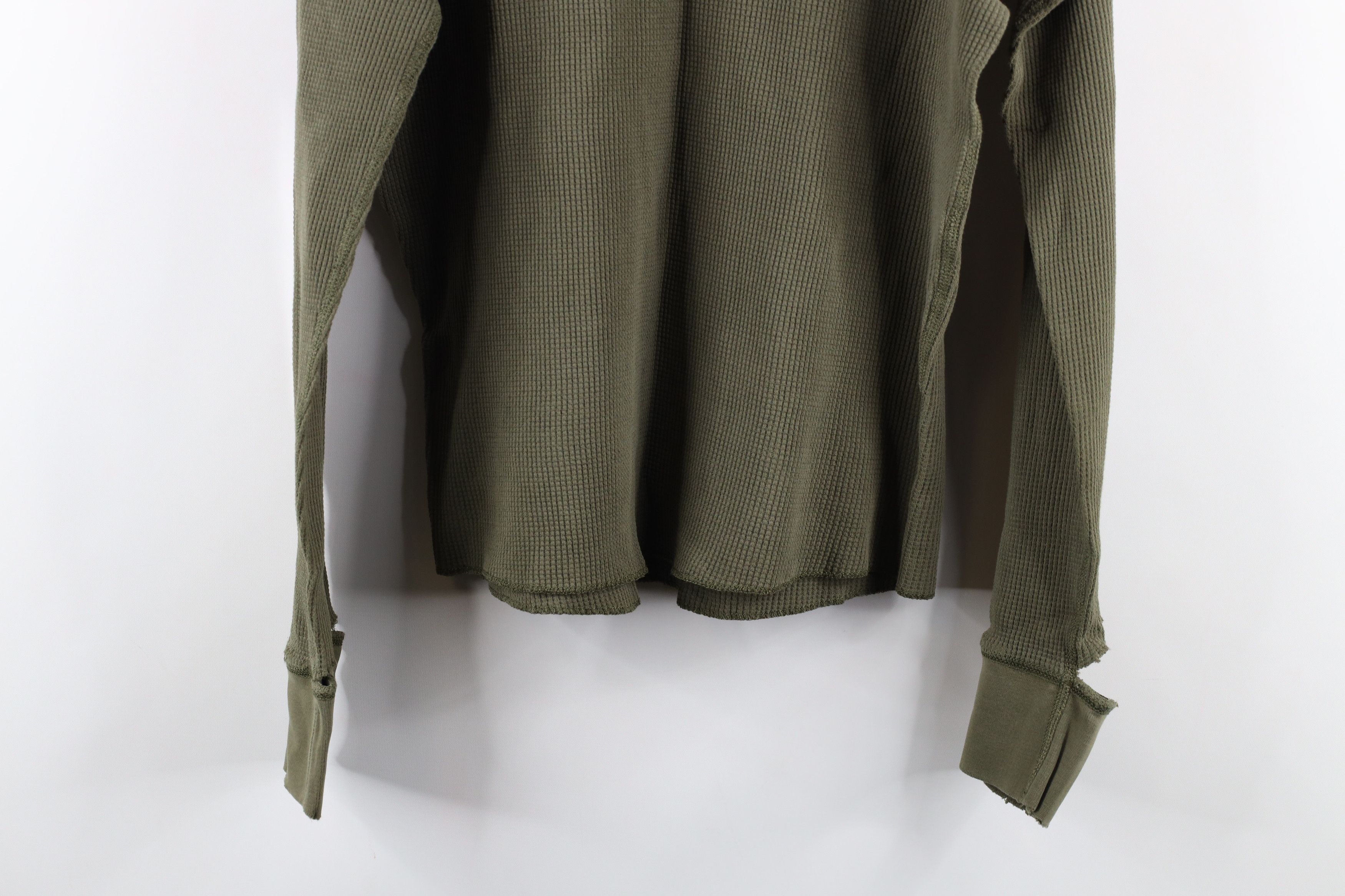 Abercrombie & Fitch × Vintage Vintage Abercrombie & Fitch Waffle Knit Long Sleeve T-Shirt Size US XL / EU 56 / 4 - 16 Thumbnail