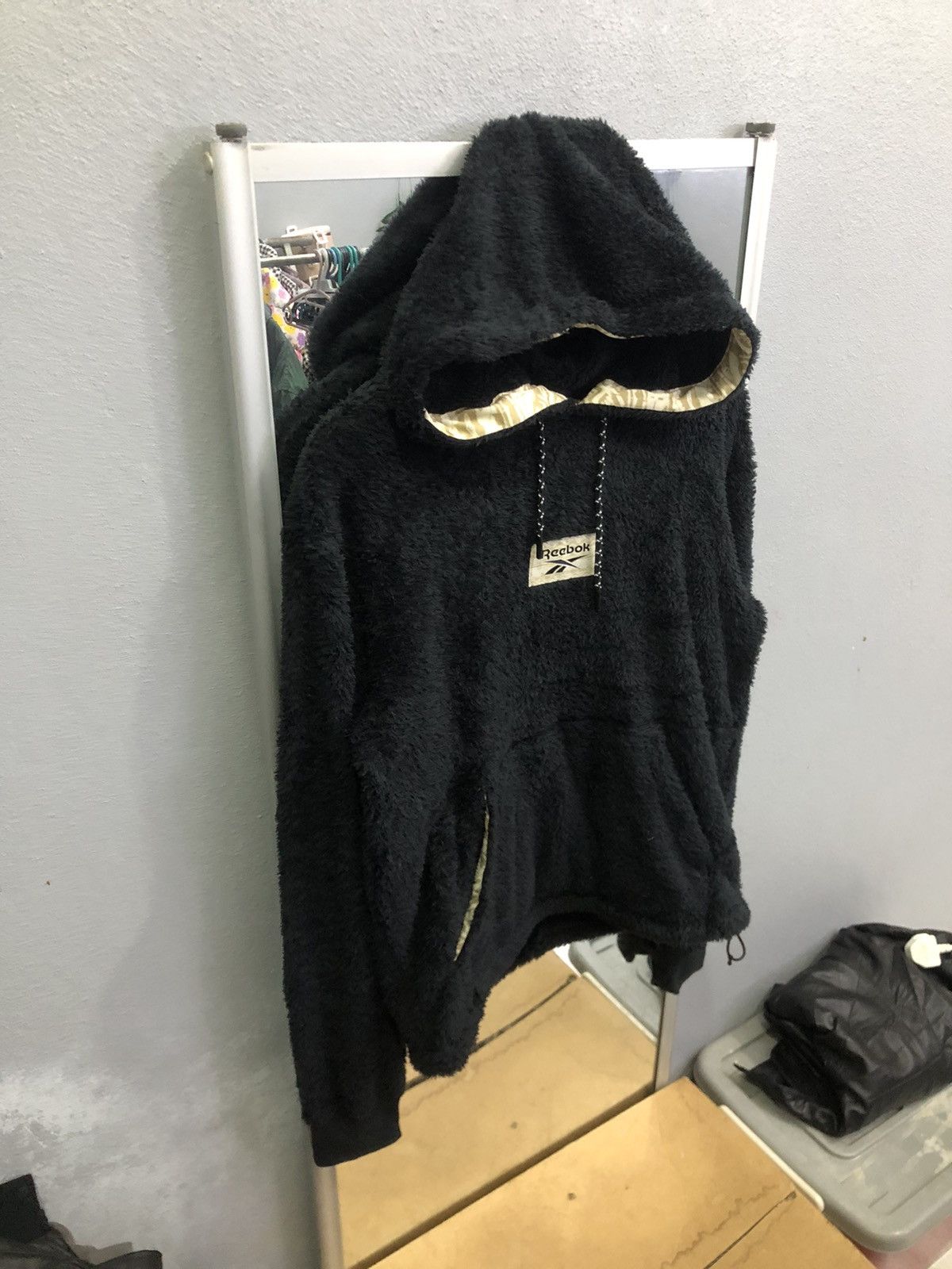 Reebok Reebok Sherpa Hoodie w/ Hood & Logo Lining Detail Size US L / EU 52-54 / 3 - 3 Thumbnail