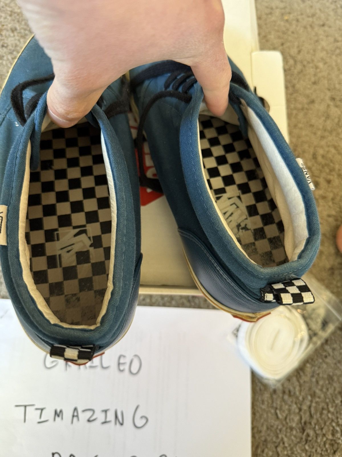 Vans Vans x Supreme Canvas Chukka ‘95 Rare Dark Teal Size US 9.5 / EU 42-43 - 3 Thumbnail