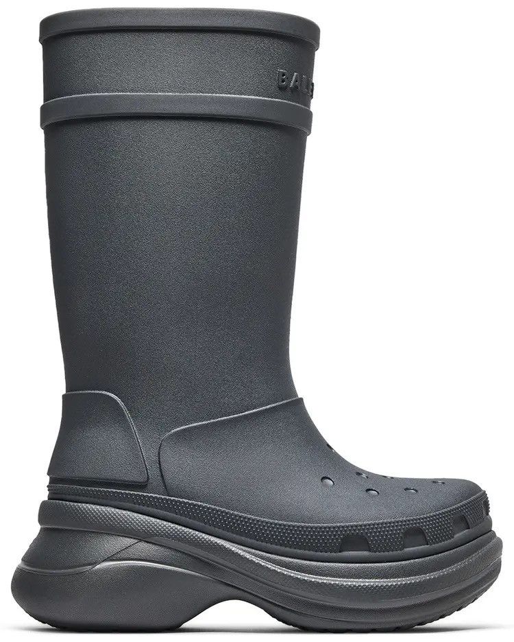 Balenciaga Balenciaga Grey Croc Boots Size US 11 / EU 44 - 1 Preview