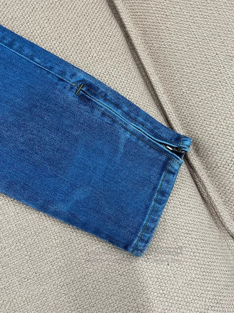 Chanel Chanel Cuban series blue faded jeans Size 25" / US 0 / IT 36 - 3 Thumbnail
