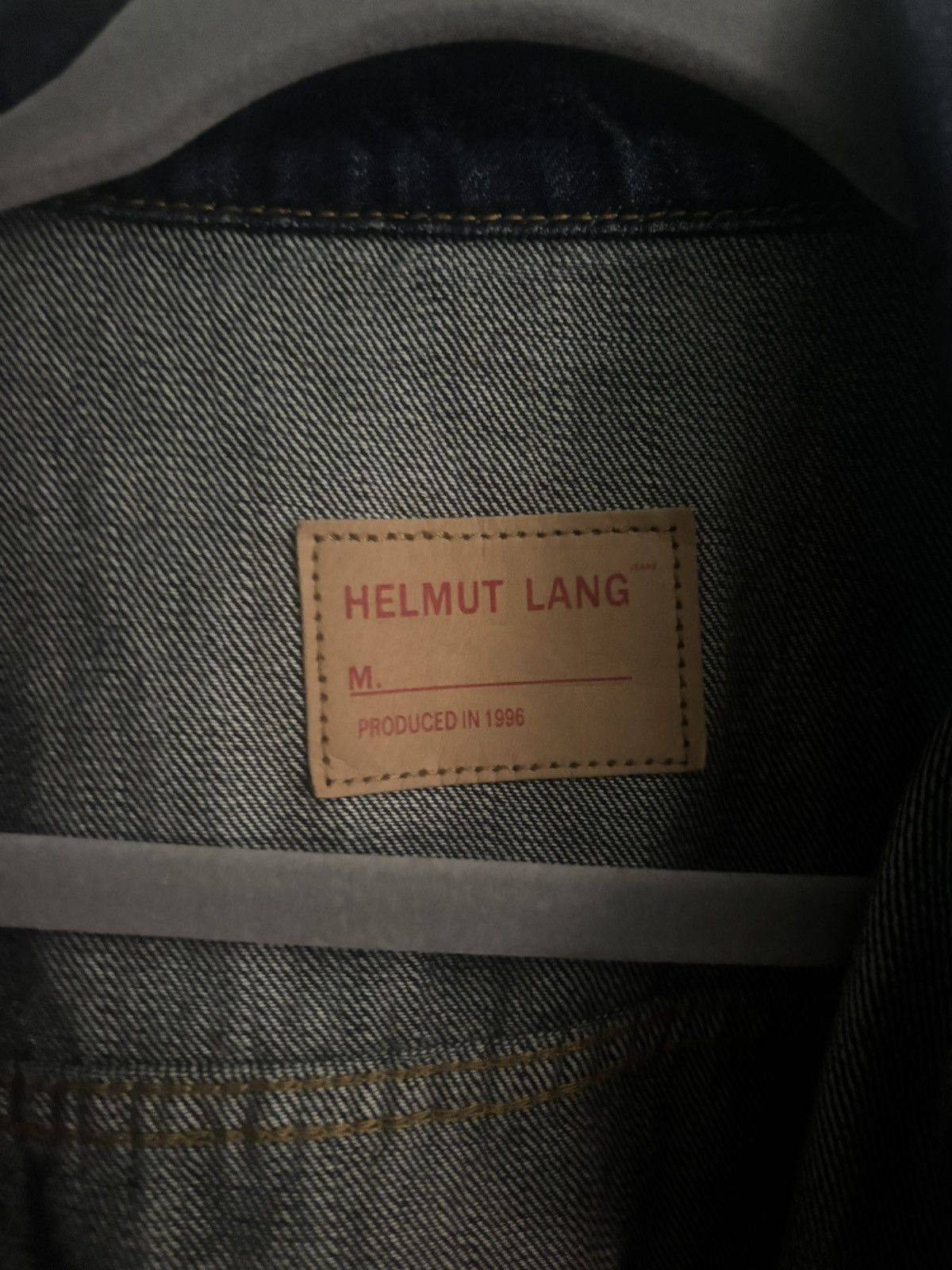Helmut Lang Helmut Lang Re-Edition Red Stripe Denim Jacket Size US L / EU 52-54 / 3 - 2 Thumbnail