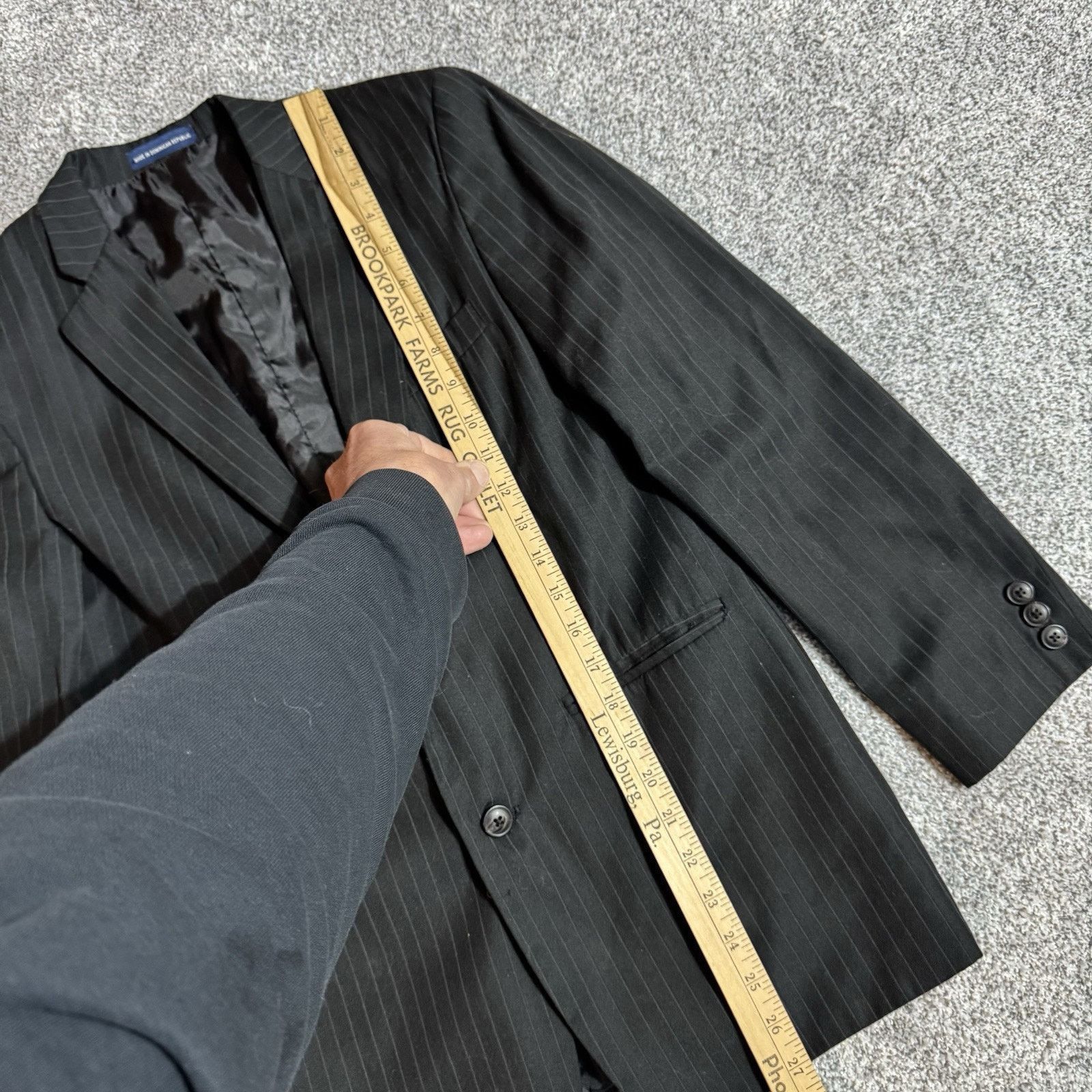 Chaps Chaps Pinstripe Suit Coat Womens 16 Dark Academia Preppy Size XXL / US 16-18 / IT 52-54 - 2 Thumbnail