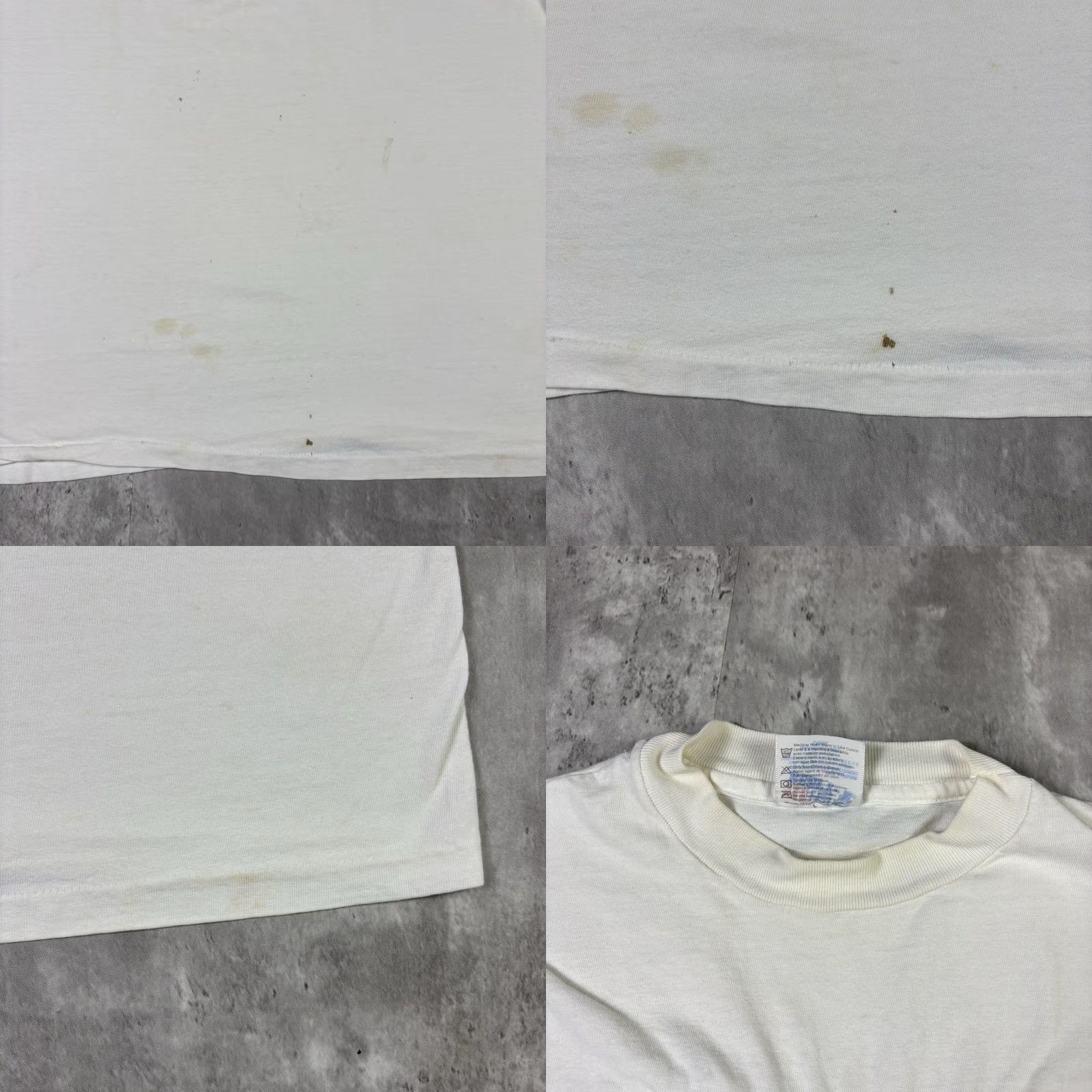 Hanes VINTAGE New Orleans Jazz T Shirt White Embroidered Logo size L 90s Hanes Shirt Mens Cotton Short Sleeve Crew Neck Jazz Size US L / EU 52-54 / 3 - 8 Thumbnail