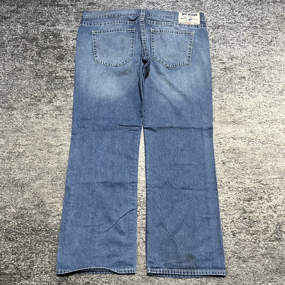 True Religion True Religion Blue Straight Fit Denim Y2K Hip-Hop Jeans Size US 44 / EU 60 - 1 Thumbnail