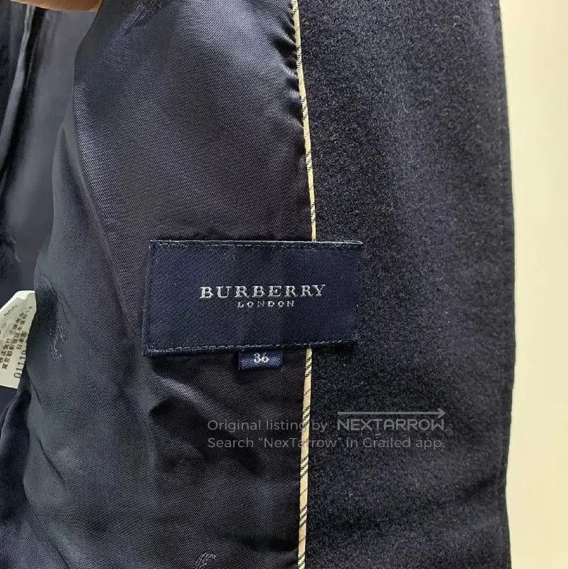Burberry Burberry Black Wool Women's Coat. Size XXS / US 00 / IT 34 - 3 Thumbnail