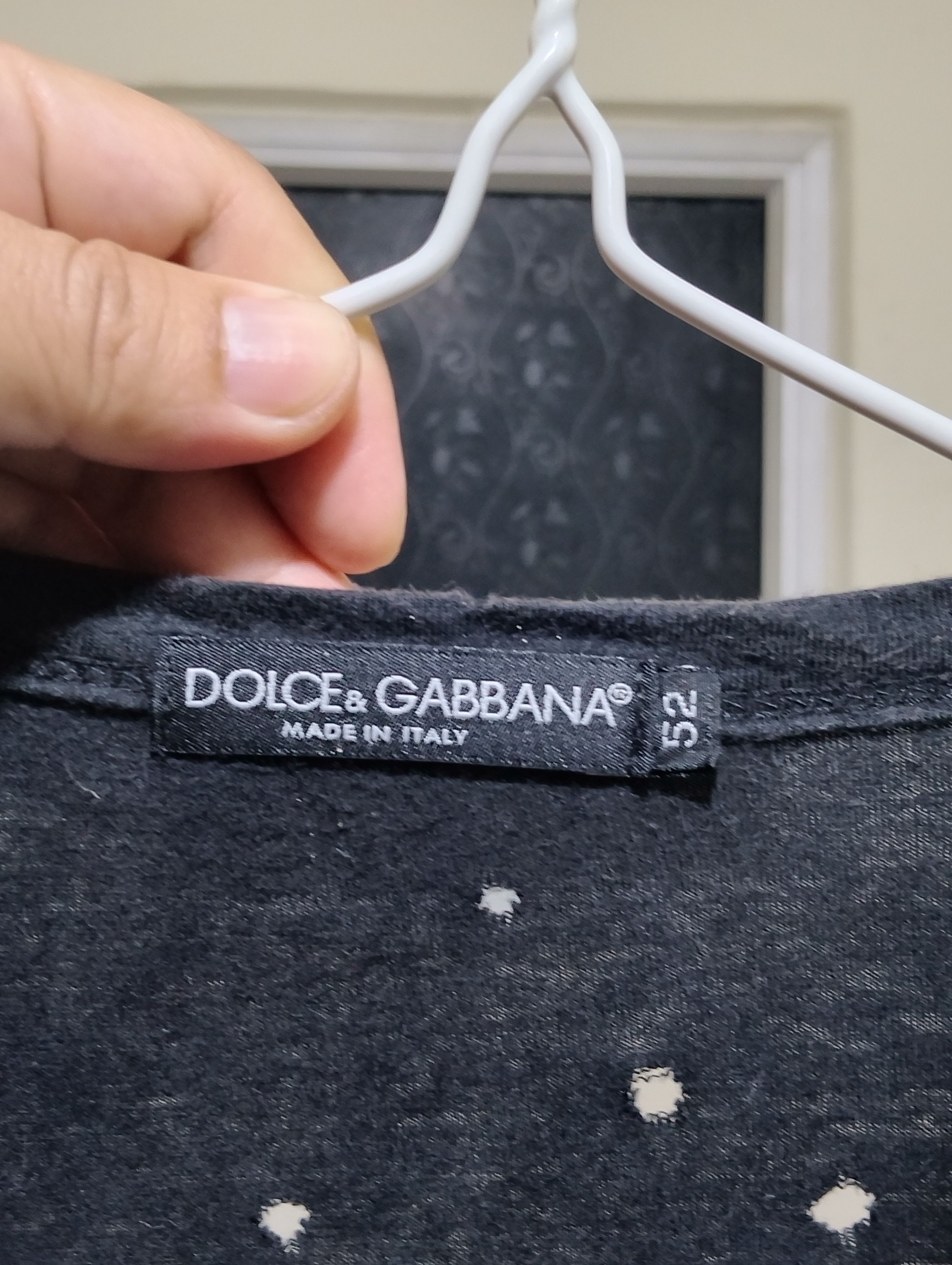 Dolce & Gabbana D&G Punched Holes T Shirt Size US L / EU 52-54 / 3 - 6 Thumbnail