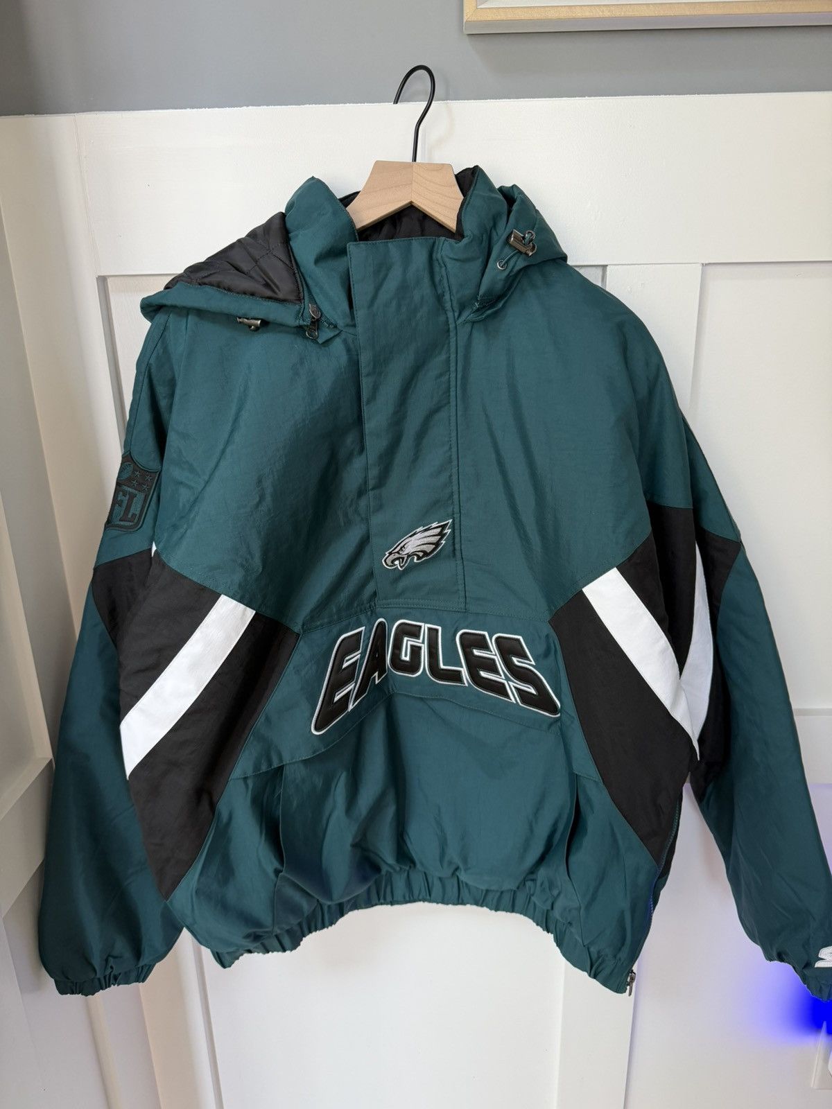 Starter Philadelphia Eagles Starter Anorak Jacket pull over NFL Size US L / EU 52-54 / 3 - 2 Thumbnail