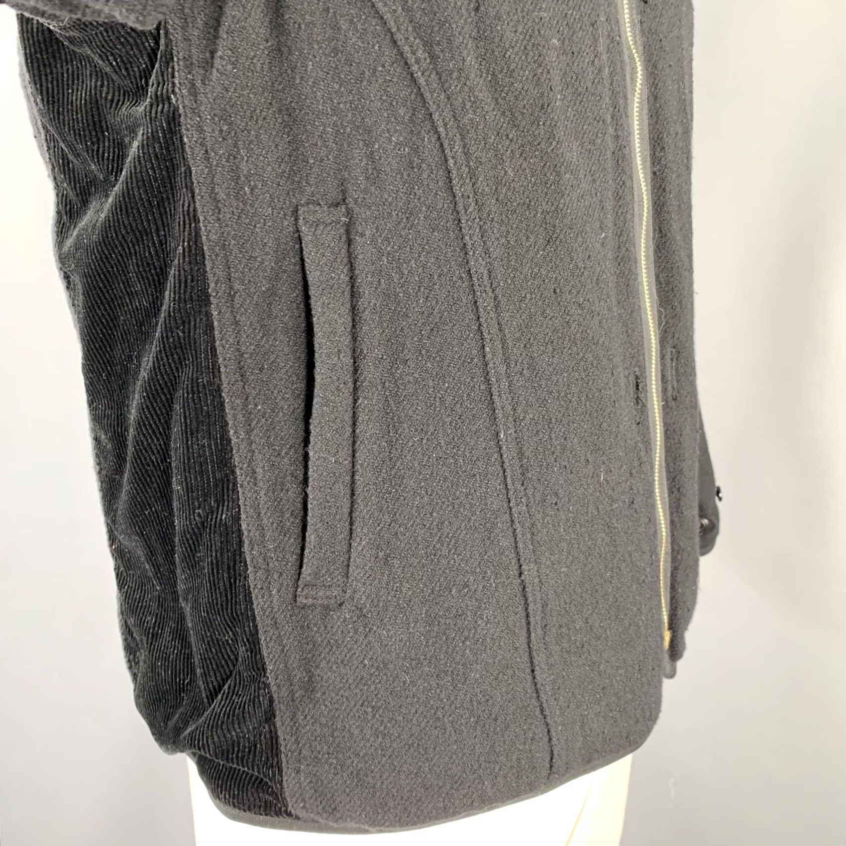 Visvim VISVIM Size L Black Textured Wool Linen Reversible Jacket Mens Jacket Size US L / EU 52-54 / 3 - 7 Thumbnail