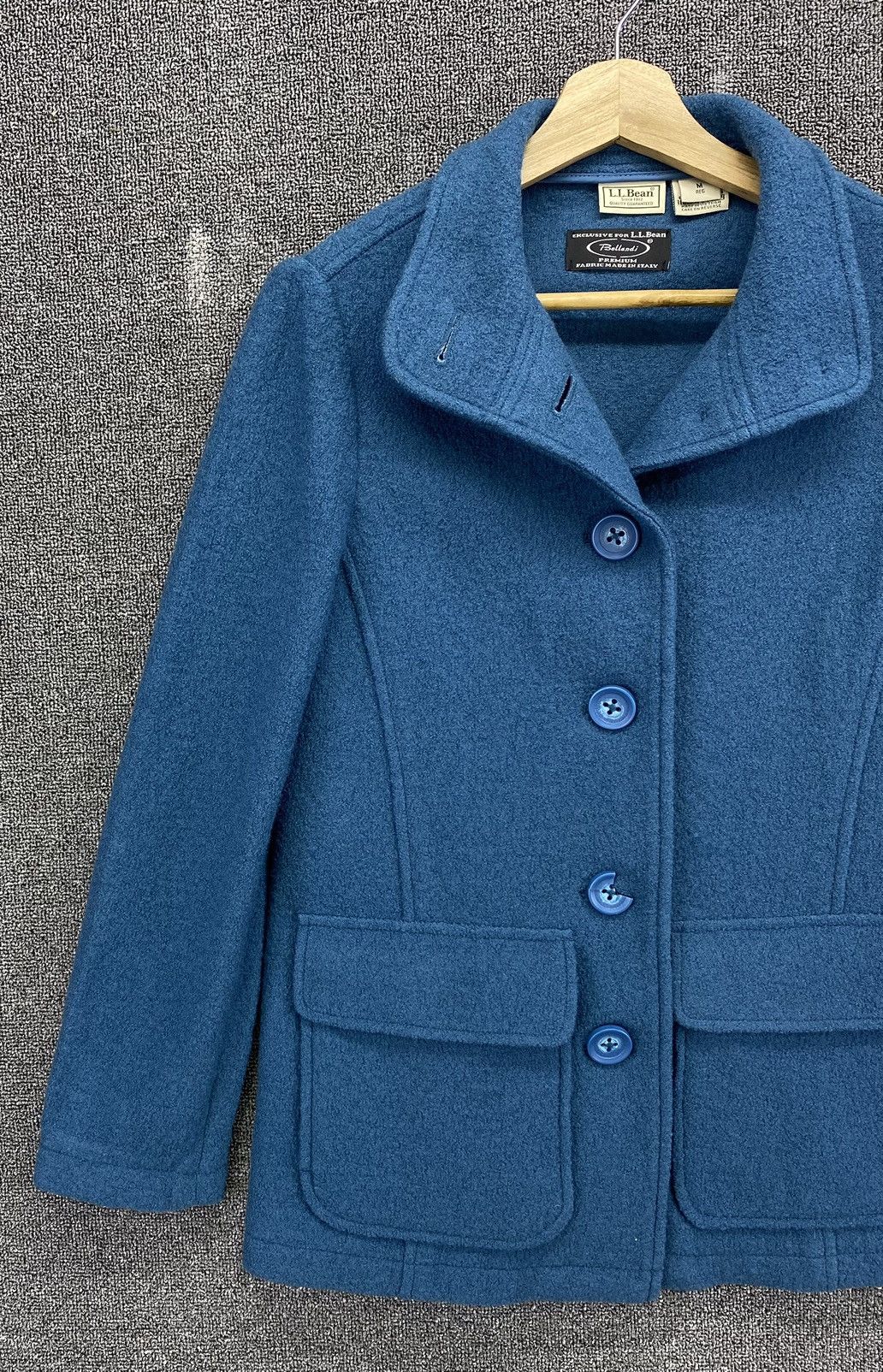 L.L. Bean Vintage L.L Bean Button Up Wool Coat Jacket Size M / US 6-8 / IT 42-44 - 3 Thumbnail