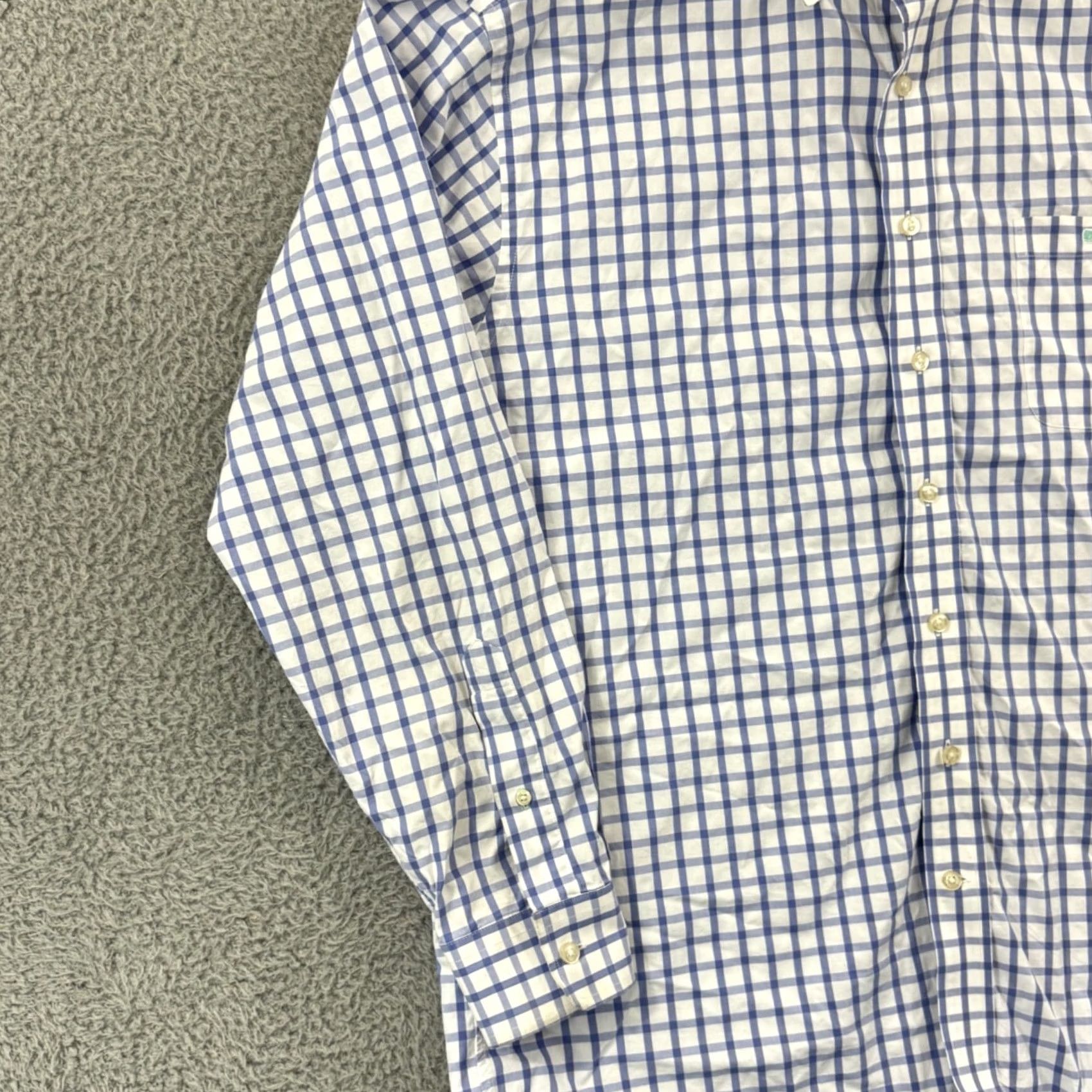 Vineyard Vines Vineyard Vines Shirt Mens XL Blue Classic Fit Long Sleeve Tucker Plaid Sport Button-Up Shirt Size US XL / EU 56 / 4 - 4 Thumbnail
