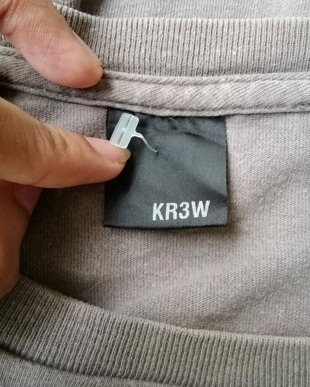 KREW KR3W Skateboards Logo Graphic Grey Tees Size US L / EU 52-54 / 3 - 6 Thumbnail