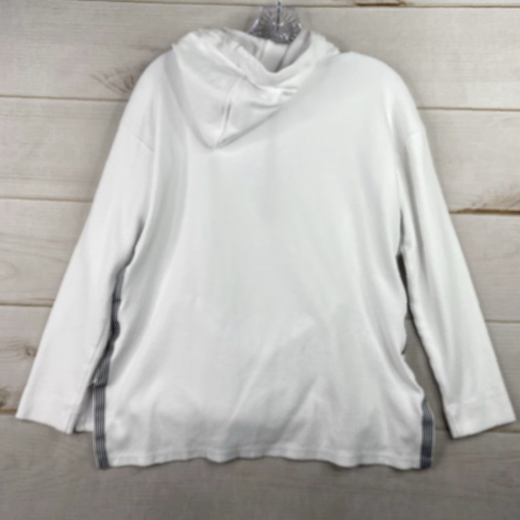 Talbots T by Talbots 1/4 Zip Hoodie Womens XS Zip Pockets Hooded Sweatshirt Top Golf Size XS / US 0-2 / IT 36-38 - 8 Thumbnail