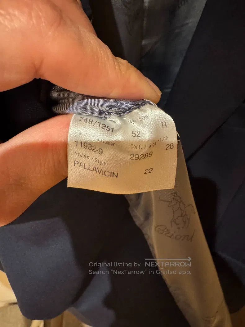 Brioni Brioni Handmade wool single suit Size US L / EU 52-54 / 3 - 6 Thumbnail