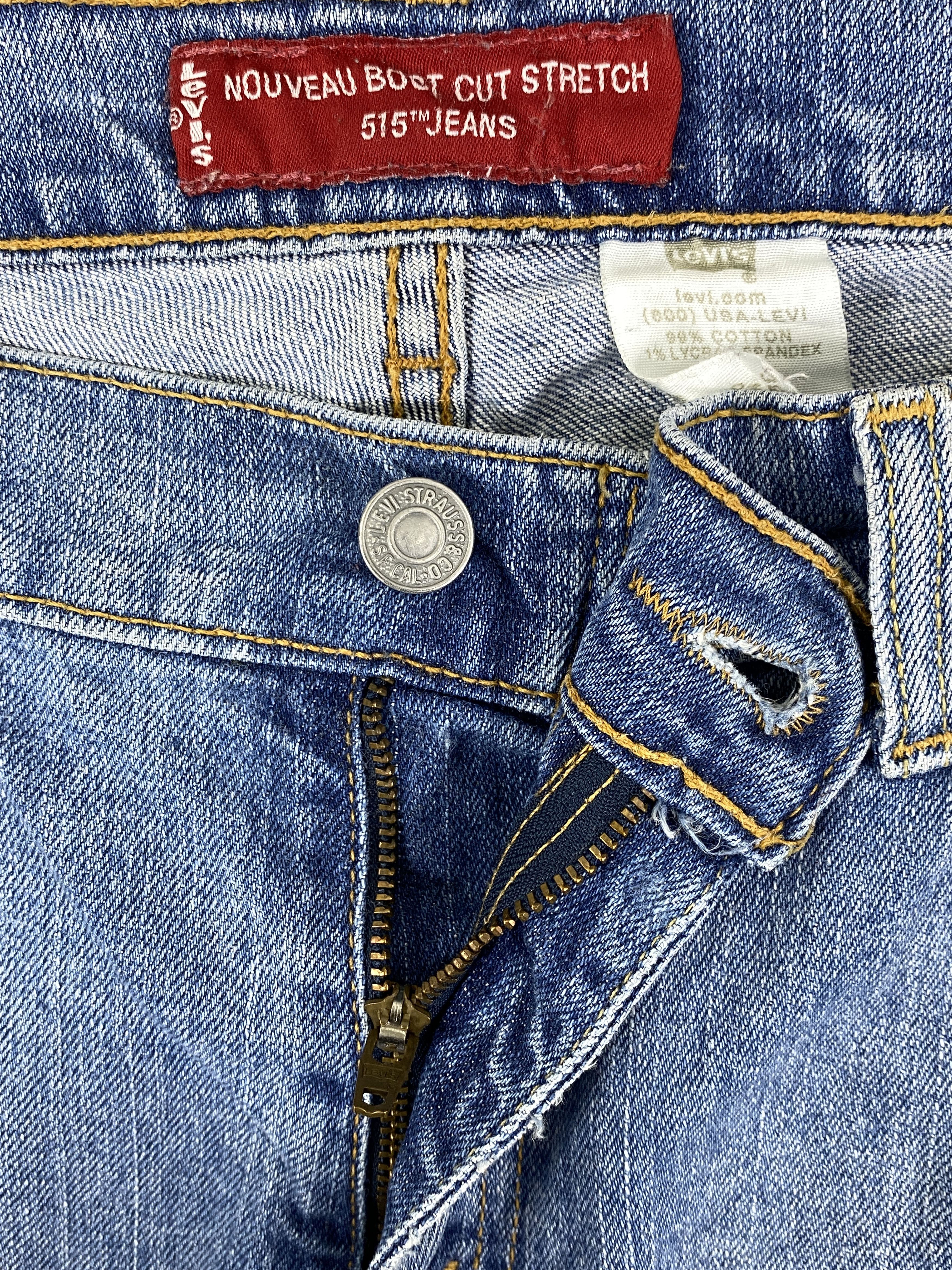 Levi's Light Blue Wash Vintage Levi's 515 Flare 35x31.5 -JN1830 Size ONE SIZE - 6 Thumbnail