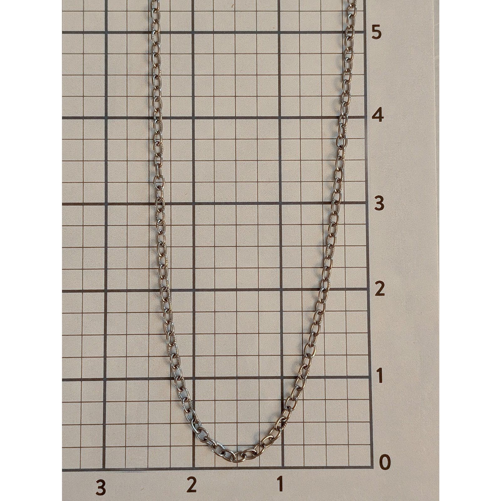 Vintage Vintage 1980s Classic 24" Silver-Tone Cable Chain Necklace Size ONE SIZE - 5 Thumbnail
