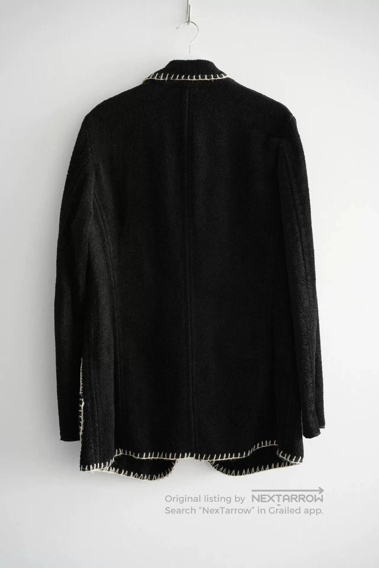 Yohji Yamamoto Yohji Yamamoto Black Wool Blazer Jacket. Size US M / EU 48-50 / 2 - 2 Thumbnail