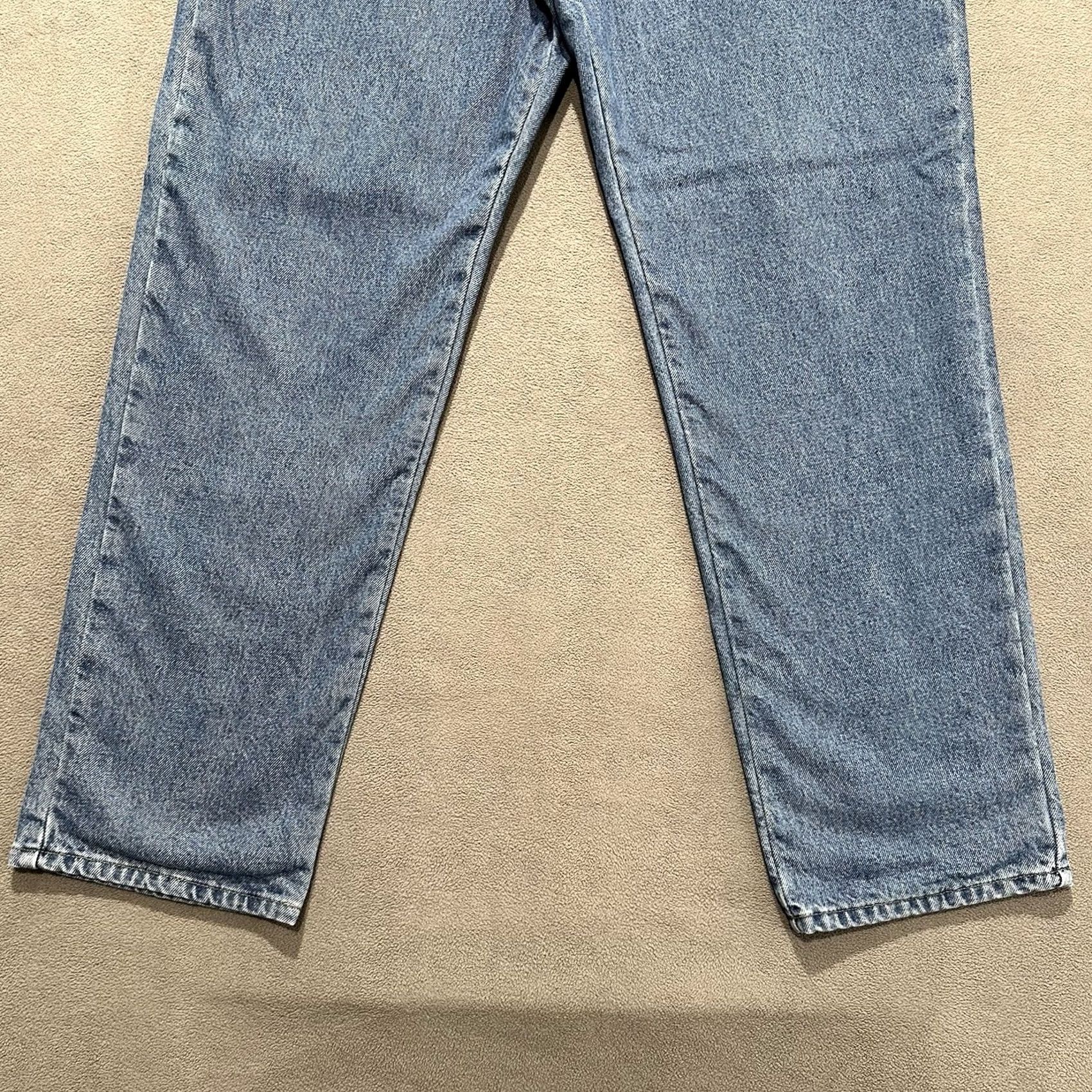 Vintage VINTAGE L.L. Bean Jeans Mens 38x34 Blue Denim 5-Pocket Relaxed Straight Regular Size XS? Size US 38 / EU 54 - 6 Thumbnail