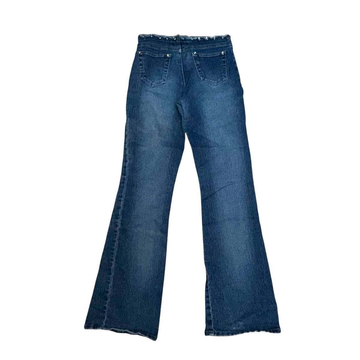 Other Vintage Y2K Younique embellished waist flare leg jeans Size 26" / US 2 / IT 38 - 3 Thumbnail