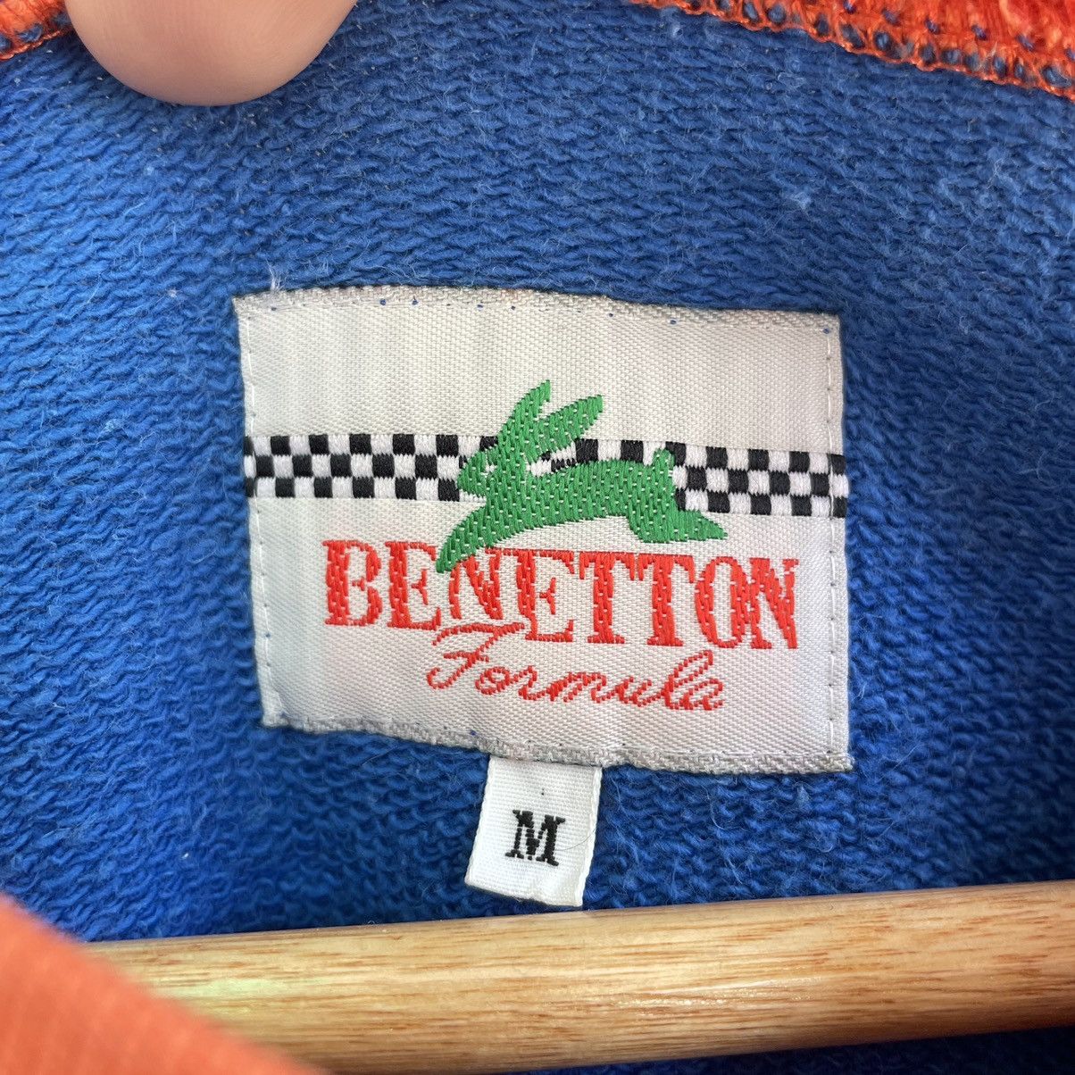 Benetton × Vintage Vintage Benetton Formula 1 Racing Team Sweatshirt Size US M / EU 48-50 / 2 - 5 Thumbnail