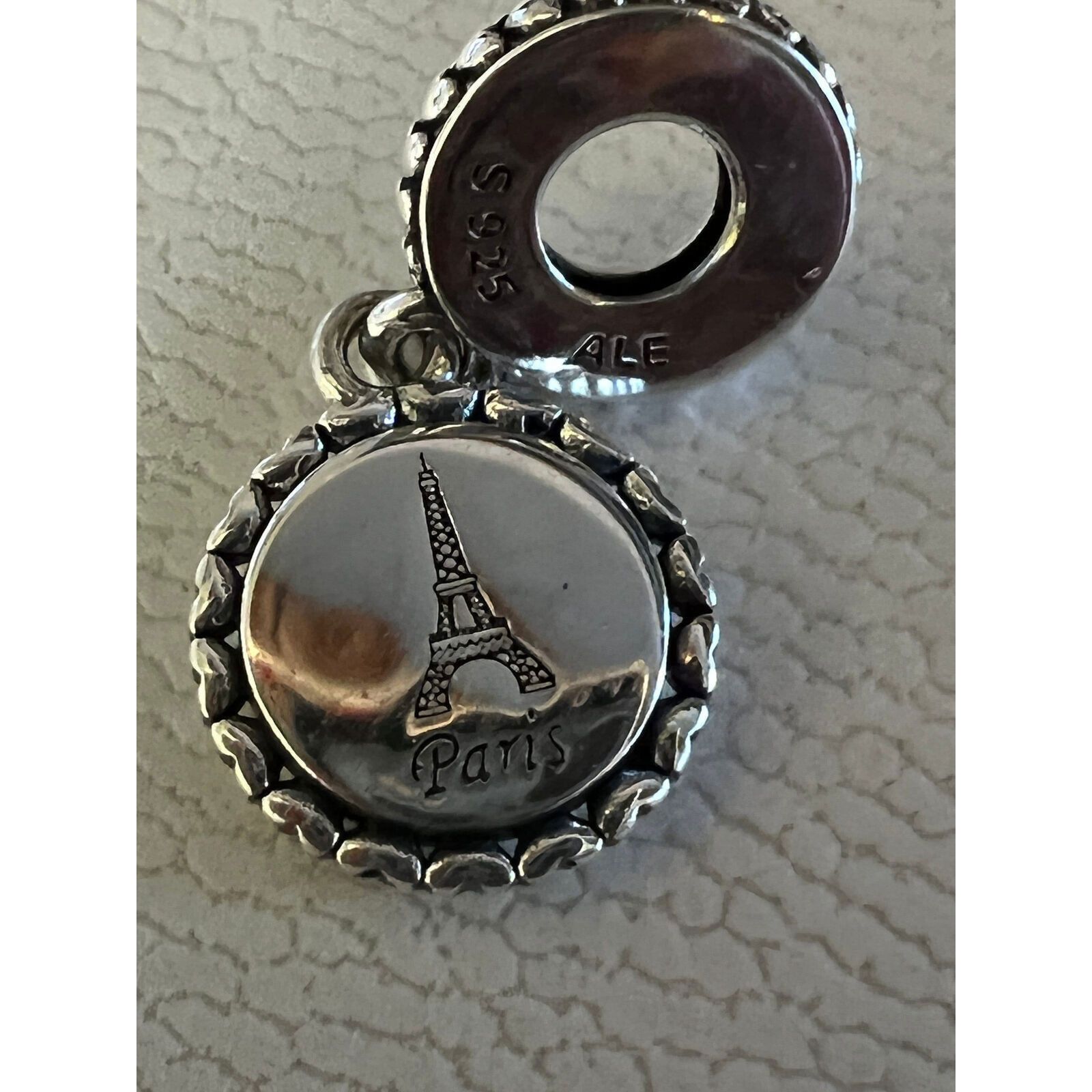 pandora Authentic Pandora, Eiffel Tower Paris Dangle, Travel Destina Size ONE SIZE - 2 Thumbnail