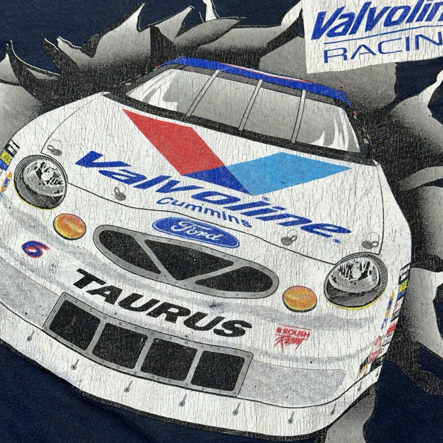 Tultex Vintage NASCAR Shirt Mens XL Tultex Mark Martin Roush Racing Breakthrough 90s Tultex Shirt Mens XL Blue 90s NASCAR T-Shirt Cars Retro Logo USA Boys? Size US XL / EU 56 / 4 - 2 Thumbnail
