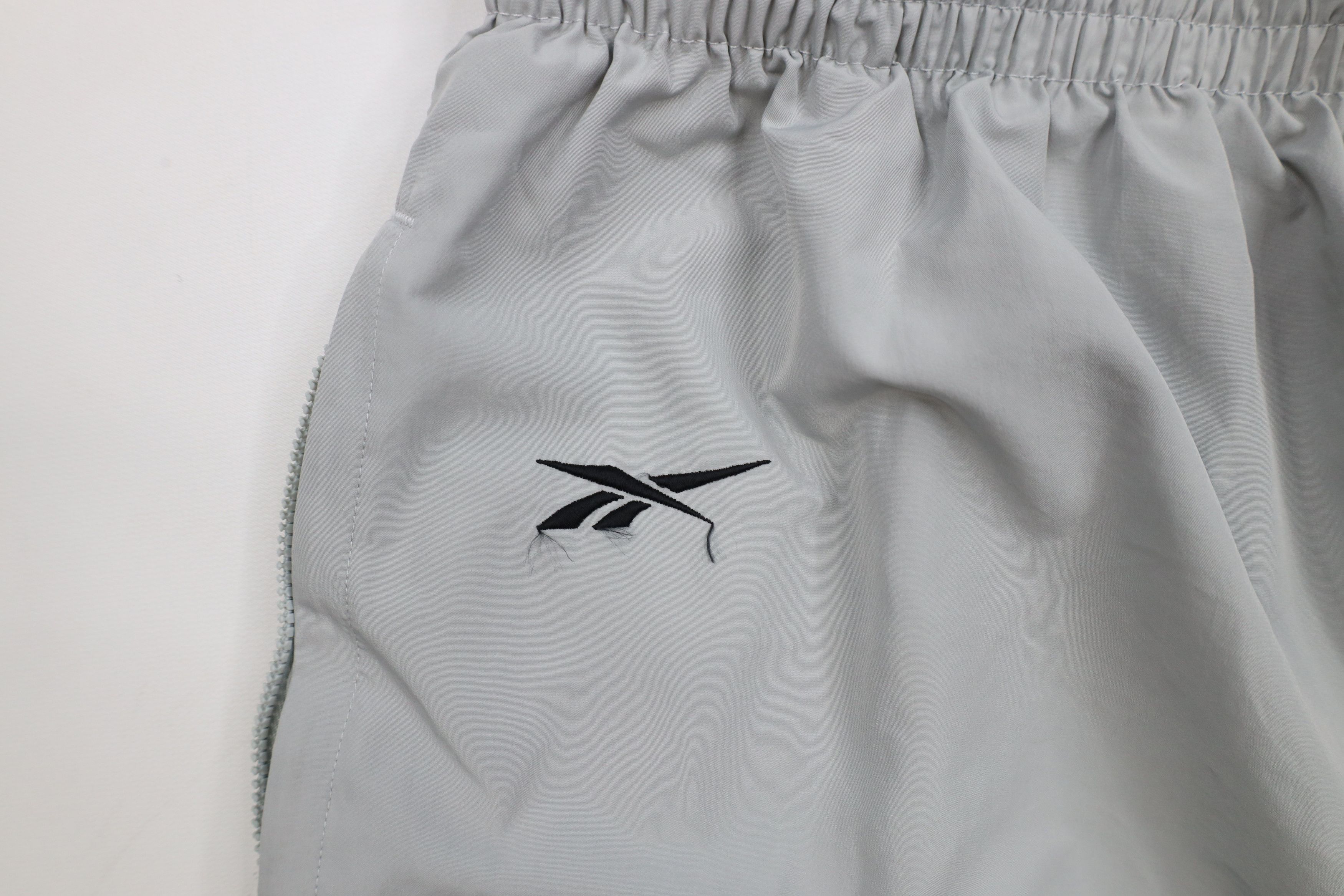 Reebok × Vintage Vintage 90s Reebok Logo Lined Windbreaker Joggers Pants Gray Size US 36 / EU 52 - 9 Thumbnail