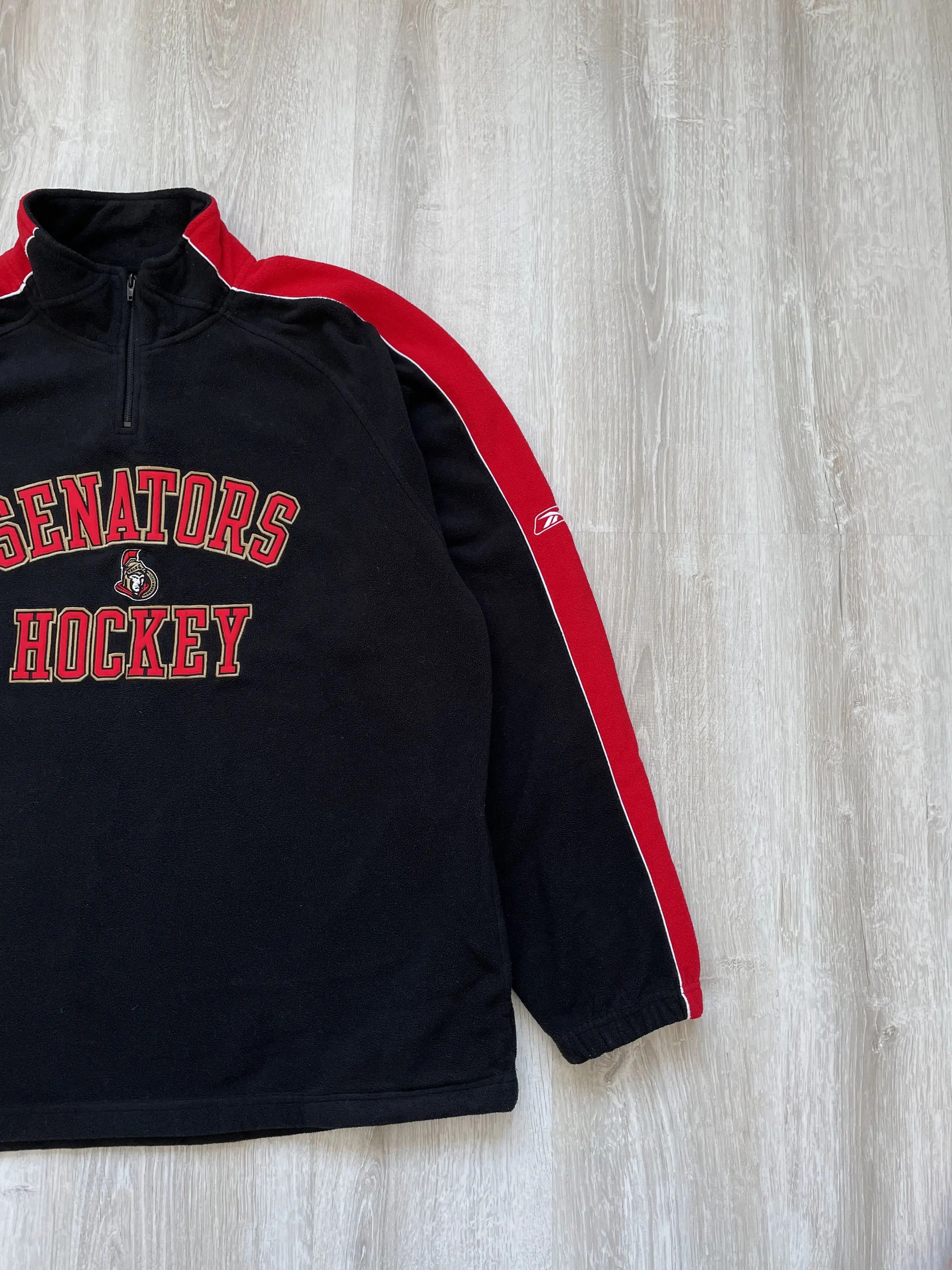 Vintage Vintage Ottawa Senators Hockey Fleece Jacket Size US XXL / EU 58 / 5 - 7 Thumbnail