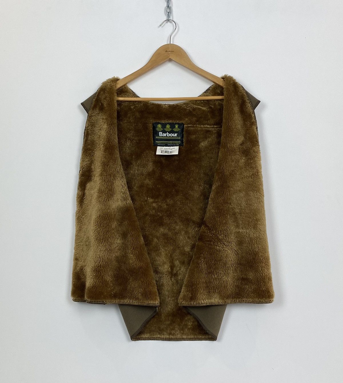 Barbour Vintage Barbour Sleeveless Acrylic Gilet Jacket Green Top Size US XL / EU 56 / 4 - 5 Thumbnail