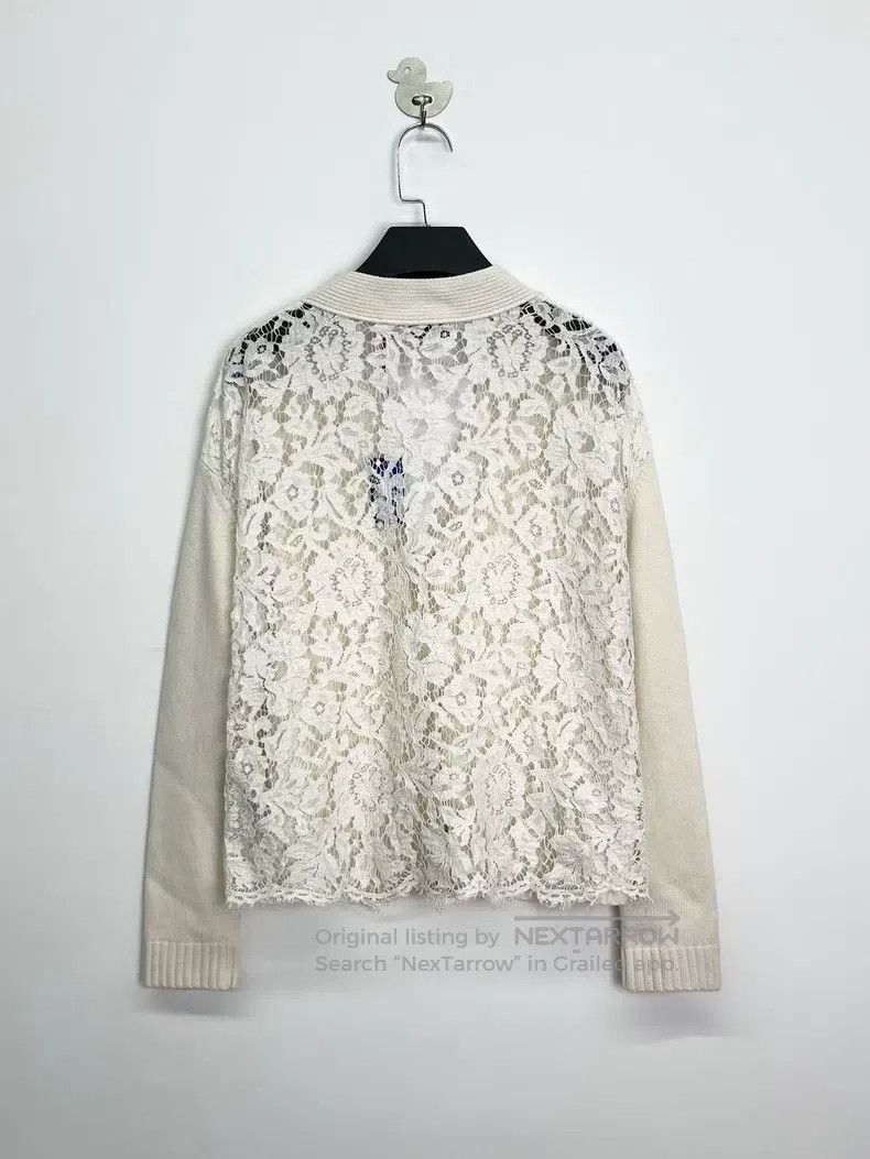 Other Valentino White single-breasted wool knitted cardigan coat Size S / US 4 / IT 40 - 2 Thumbnail