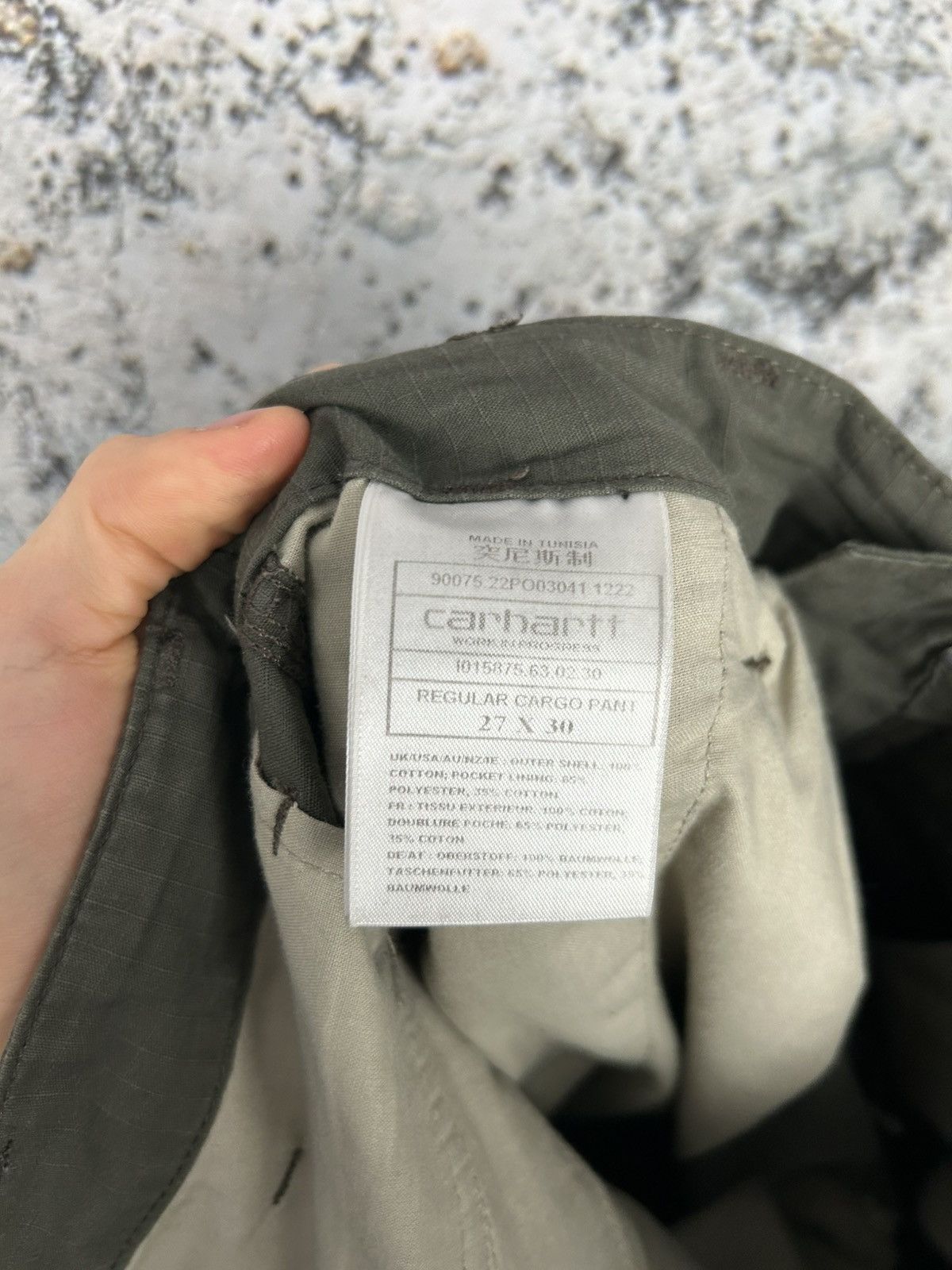 Carhartt Wip Carhartt WIP Regular Cargo Pants Streetwear Vintage Skate Size US 27 - 6 Thumbnail