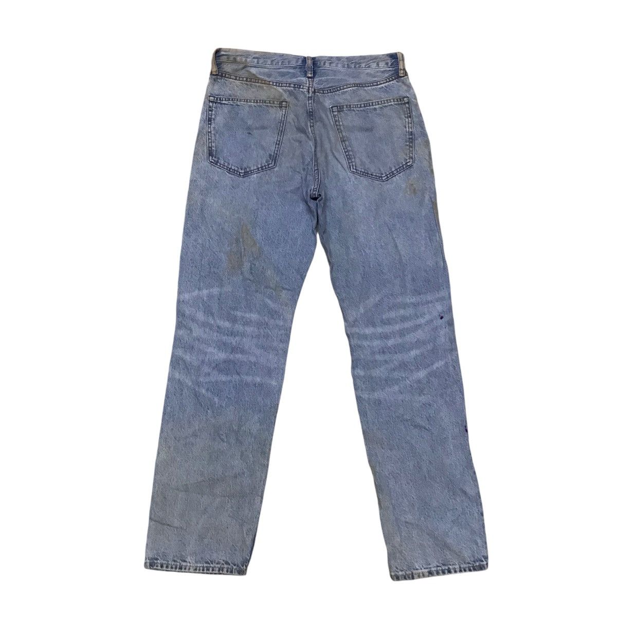 14th Addiction VINTAGE GU ART DISTRESSED DENIM PANTS Size US 30 / EU 46 - 8 Thumbnail