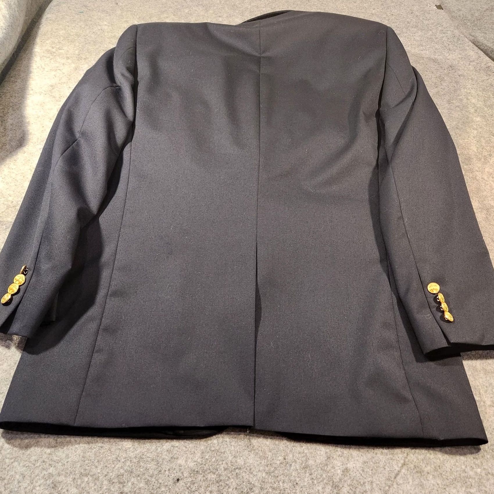 Brooks Brothers VINTAGE Brooks Brothers Blazer Mens 40R Navy Wool Golden Fleece Sport Coat Two-Button Notch Lapel Regular 2 Piece Suit Jacket Mens Brown? Size 40R - 7 Thumbnail