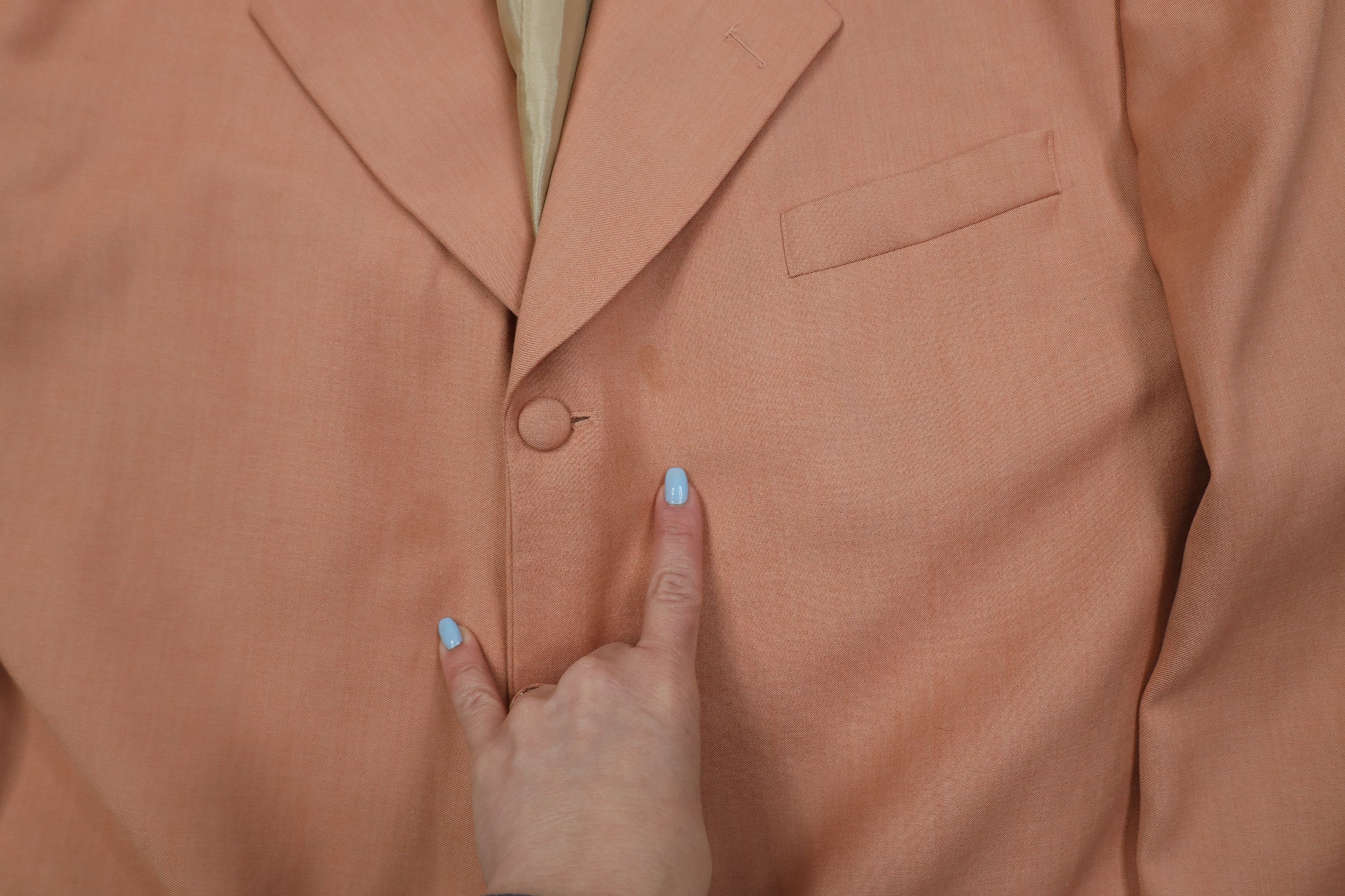 Vintage Vintage 90s Streetwear 2 Piece Rayon Gabardine Suit Size 46R - 6 Thumbnail