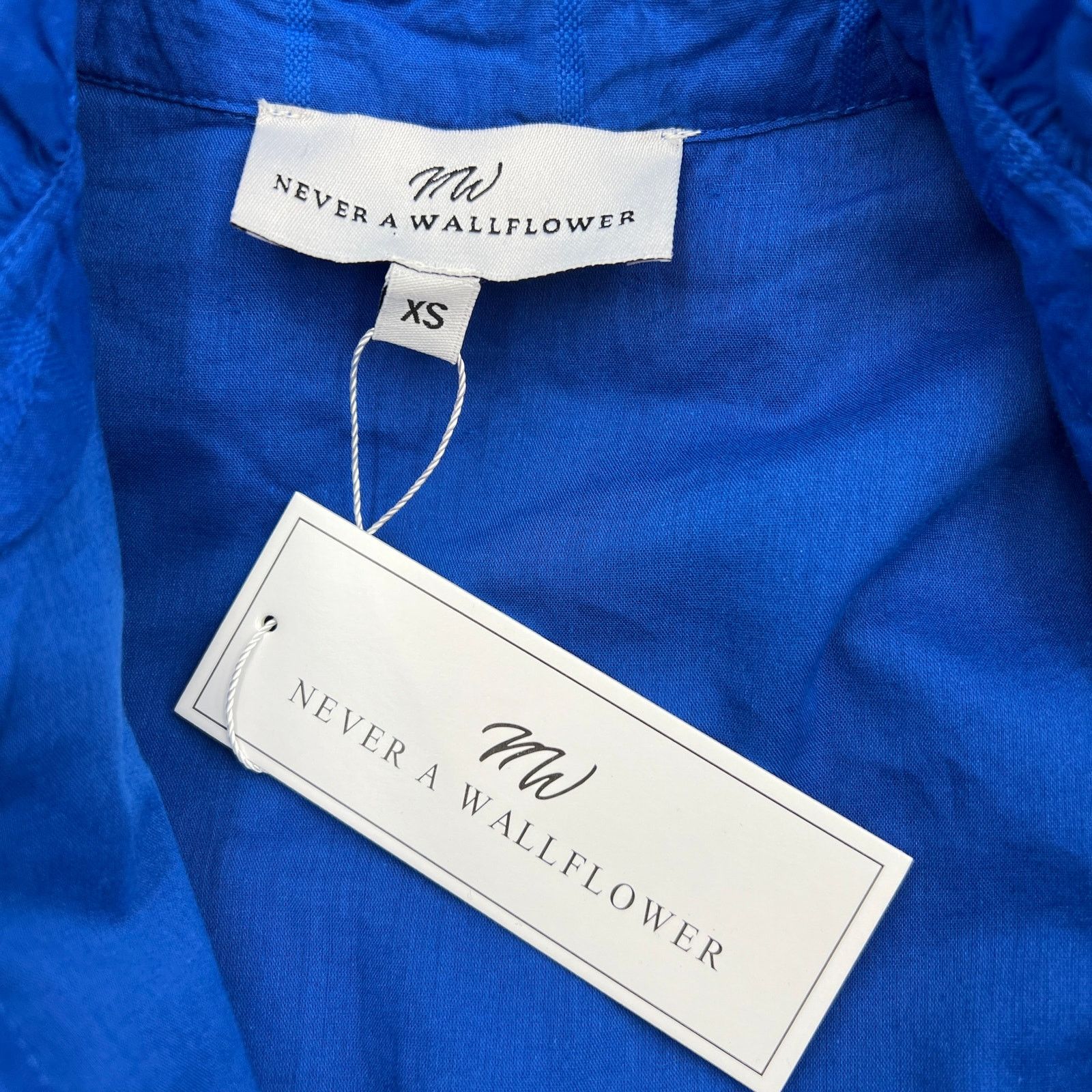 Other Never A Wallflower High Neck Dress Cobalt Blue Mini Size XS / US 0-2 / IT 36-38 - 3 Thumbnail