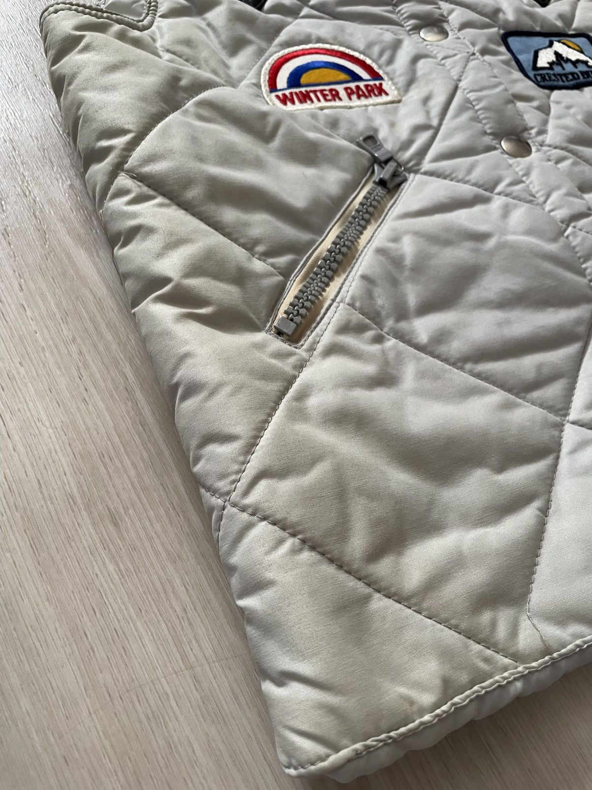 Vintage Vintage 80s Henri Charles Colsenet Ski Vest W 16 Patches MD Size M / US 6-8 / IT 42-44 - 7 Thumbnail