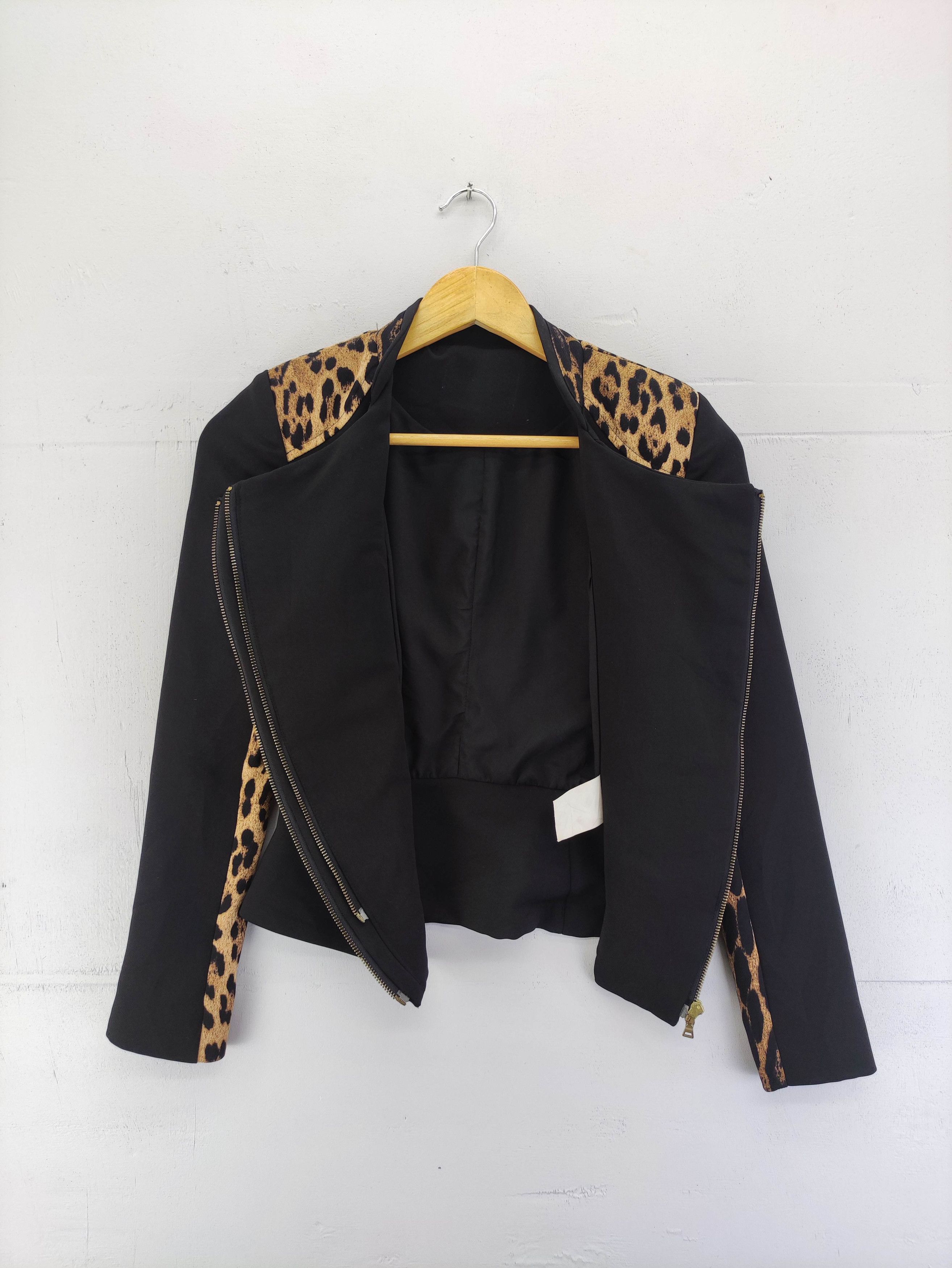 Japanese Brand Vintage Japanese Brand Cheetah Pattern Jacket Unbrand Zipper Size XXS / US 00 / IT 34 - 2 Thumbnail