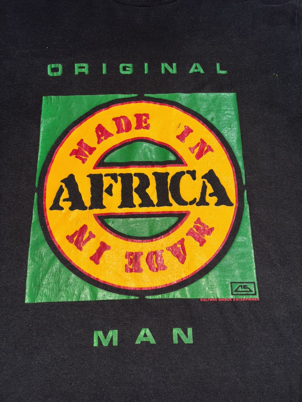Vintage Vintage 80s made in Africa T shirt Size US L / EU 52-54 / 3 - 2 Thumbnail