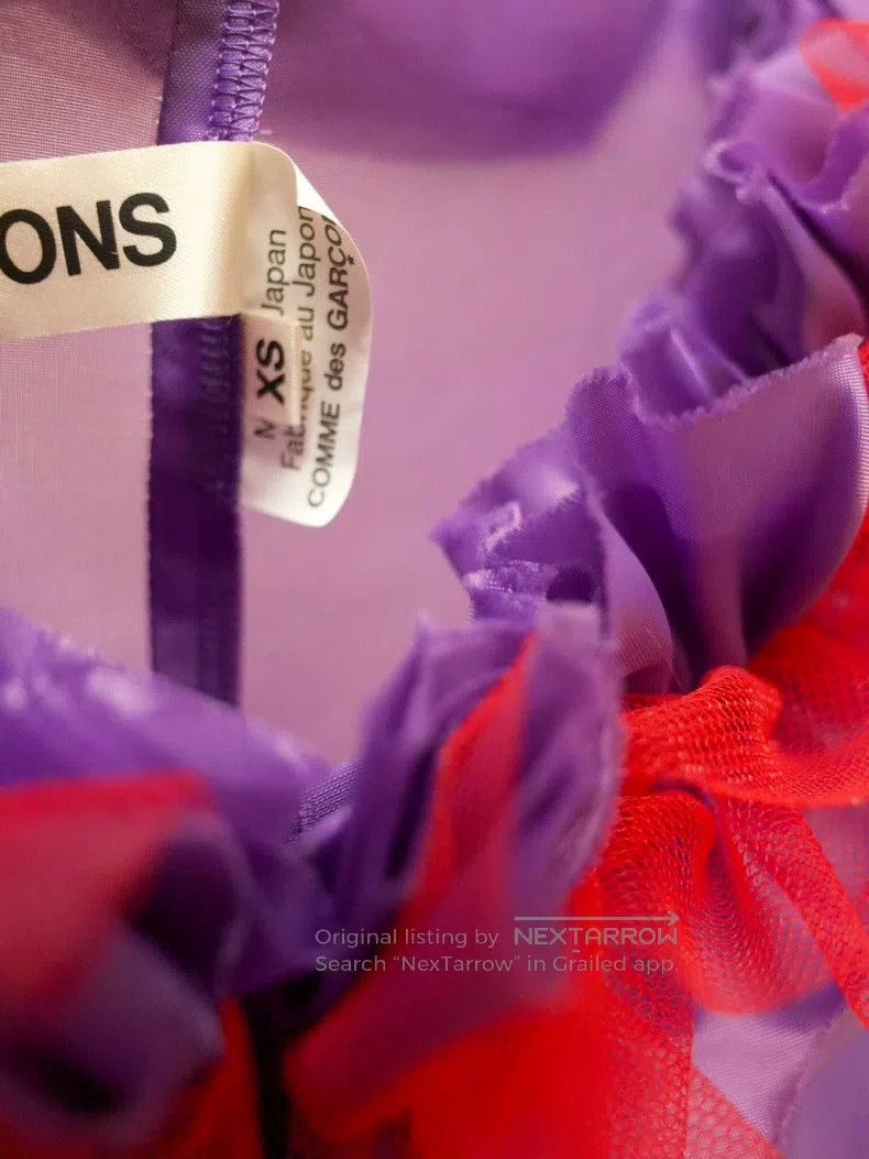 Comme des Garcons Comme Des Garcons Sleeve lace ruffled tulle conversion jac Size XS / US 0-2 / IT 36-38 - 9 Thumbnail