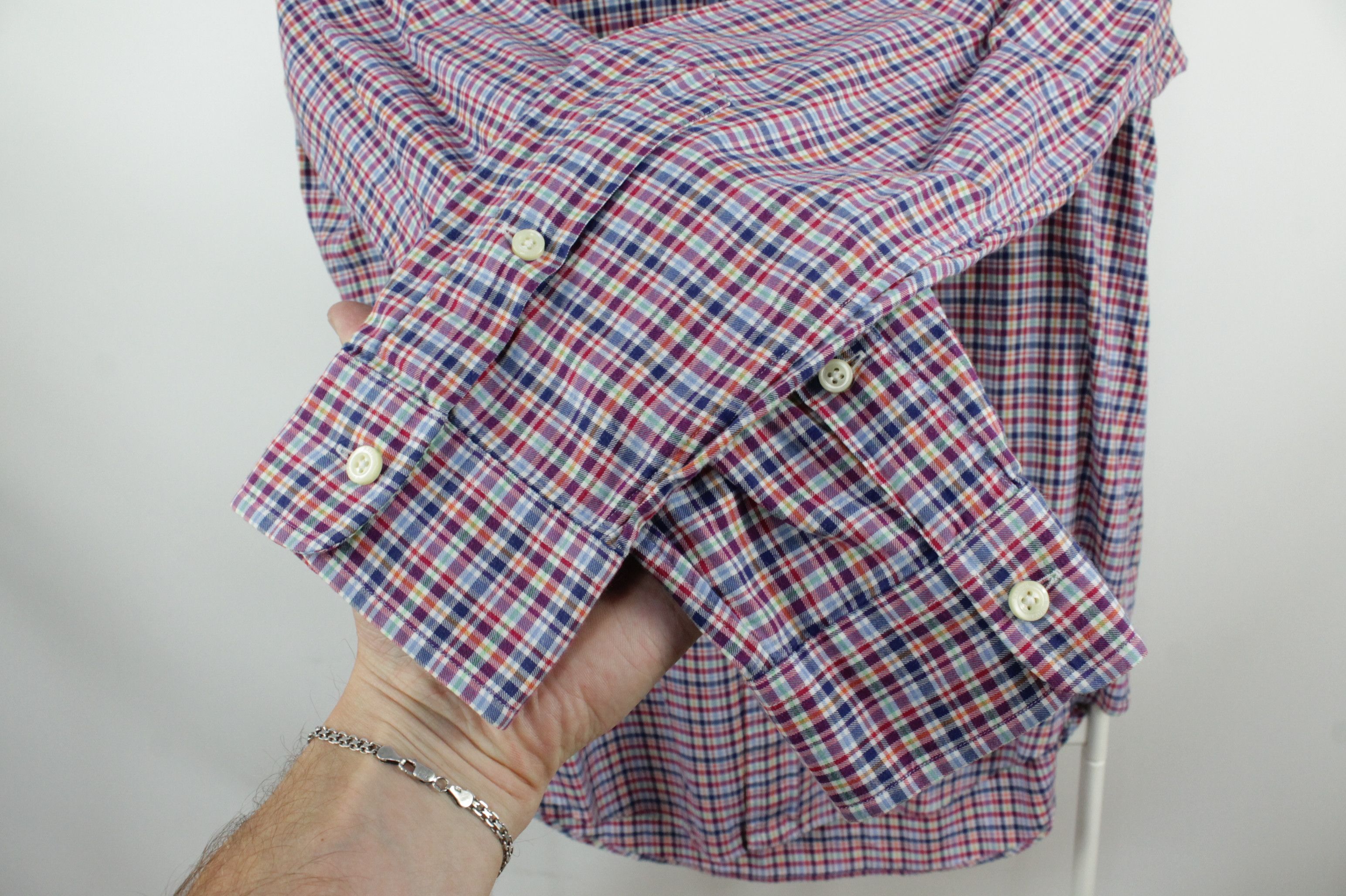 Ralph Lauren Ralph Lauren Light Soft Cotton Multi Checked Casual Shirt Size US M / EU 48-50 / 2 - 5 Thumbnail