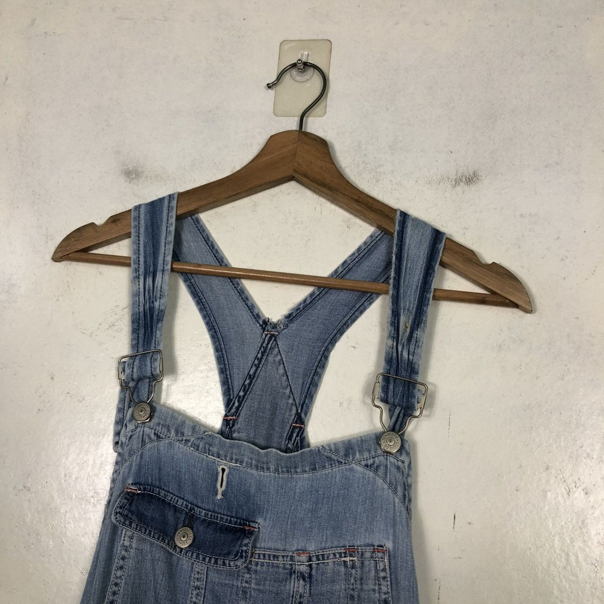 45rpm 🔥VINTAGE CHORE WORK DENIM INDIGO JUMPSUIT 45RPM BONDAGE Size US 38 / EU 54 - 14 Thumbnail