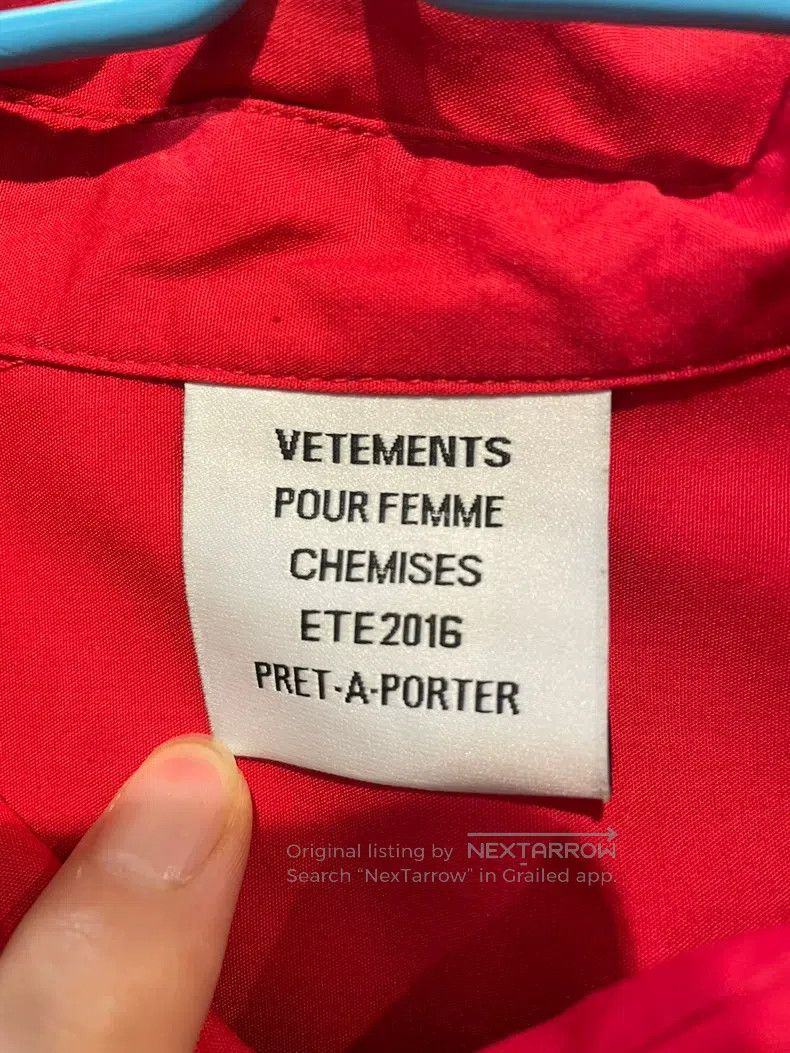 Vetements Vetements Shirt Size US L / EU 52-54 / 3 - 3 Thumbnail