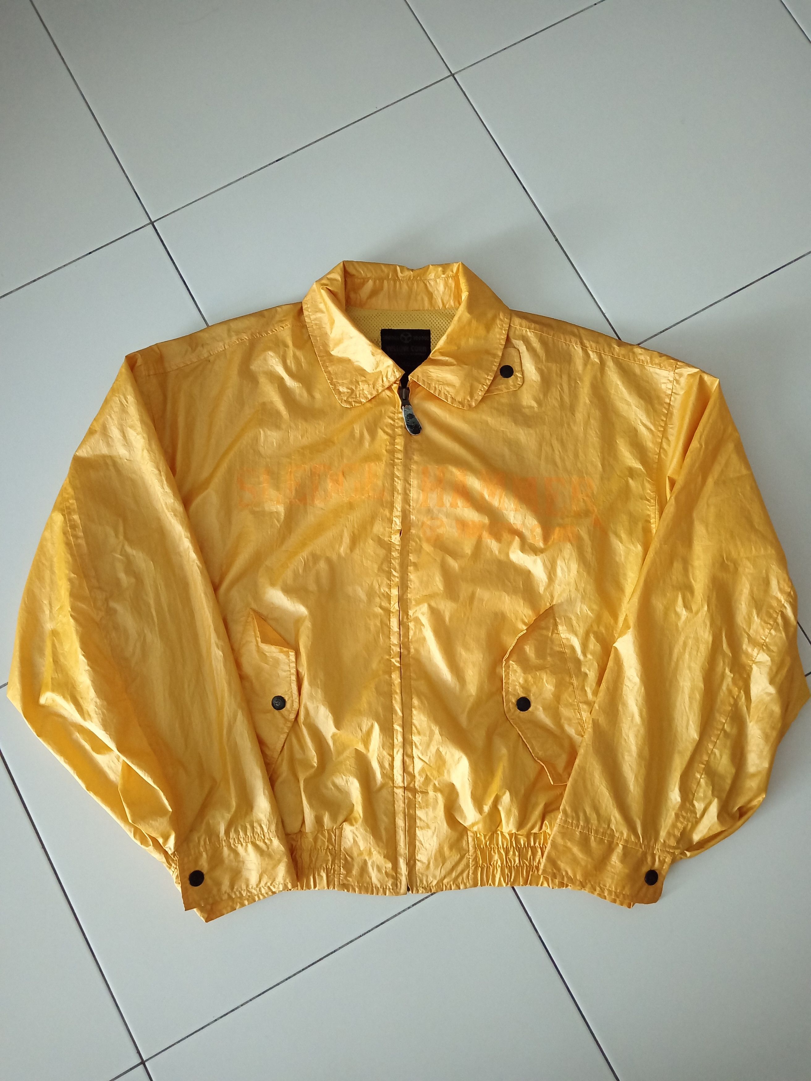 Designer × Vintage Yellow corn Windbreaker Jacket Size US L / EU 52-54 / 3 - 1 Thumbnail
