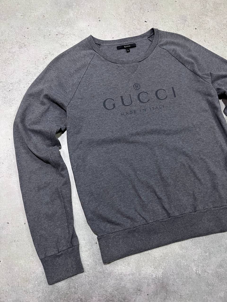 Designer × Gucci × Vintage Vintage Gucci Luxury Logo Sweatshirt Size US L / EU 52-54 / 3 - 6 Thumbnail