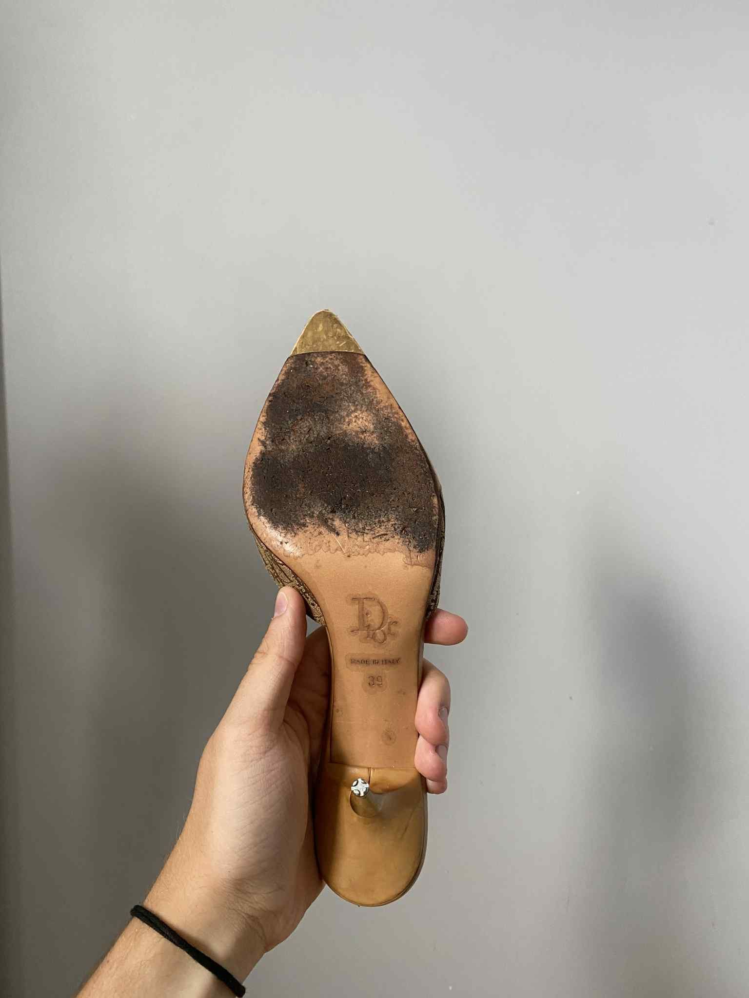 Dior Christian Dior Monogram vintage mules & clogs Size US 8 / IT 38 - 5 Thumbnail