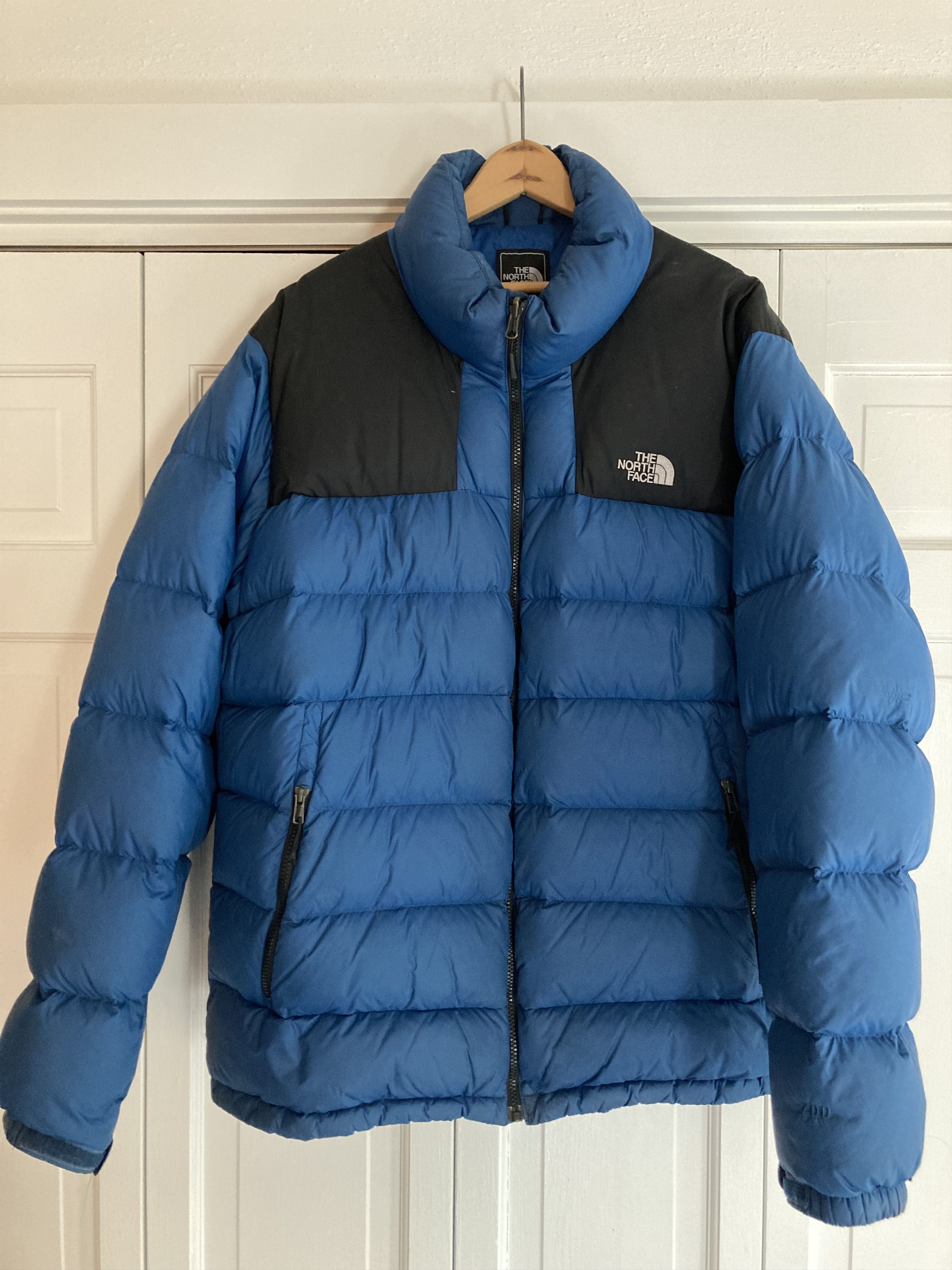 Image of The North Face Vintage Tnf 700 Puffer Jacket in Blue, Men's (Size 2XL)